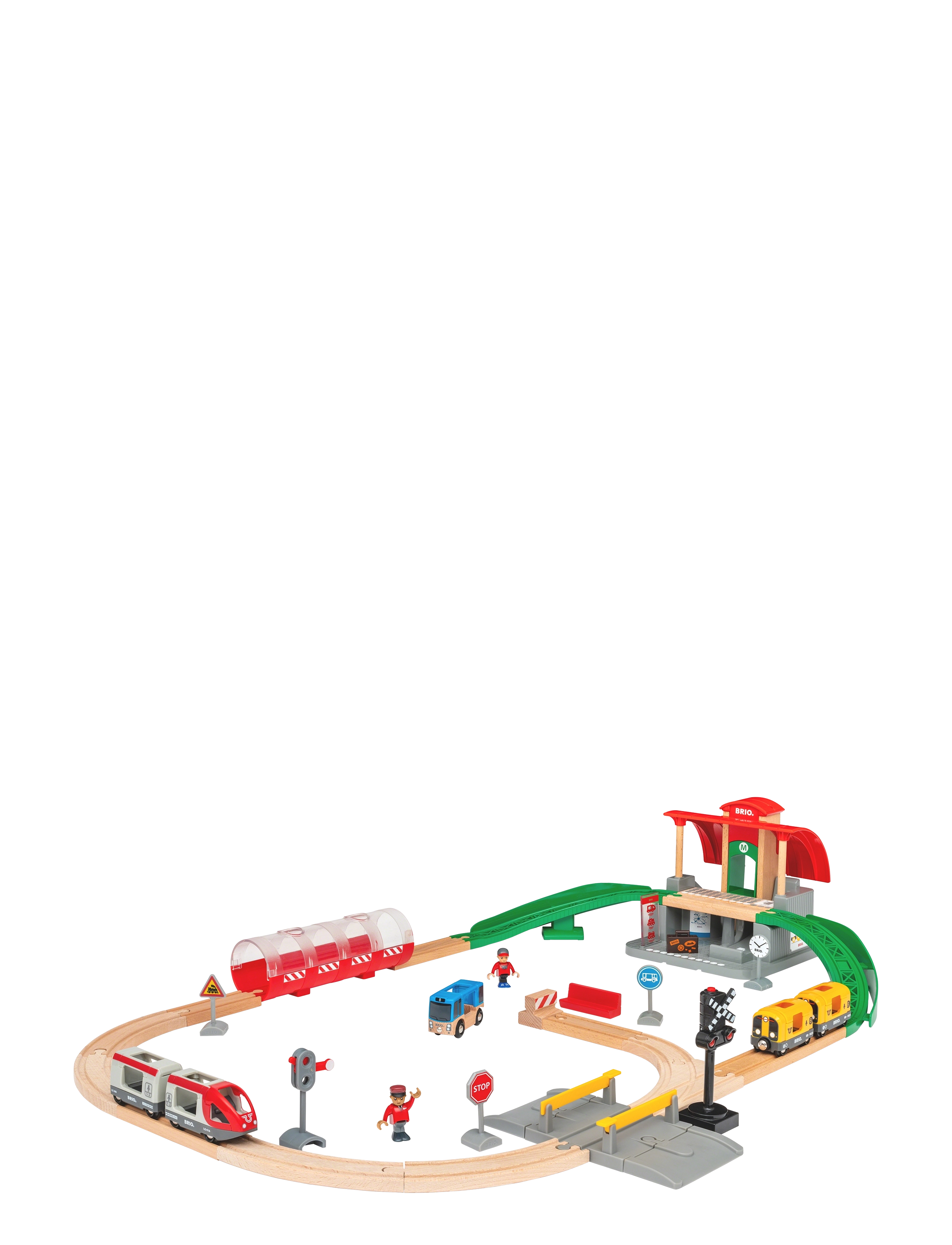 BRIO BRIO 33989 Centralstation sæt - Legetøj - MULTI COLOURED / multi