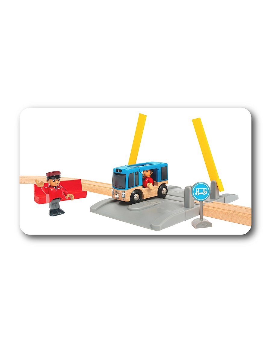 BRIO - Centralstation-set - tågbanor - multi coloured - 4