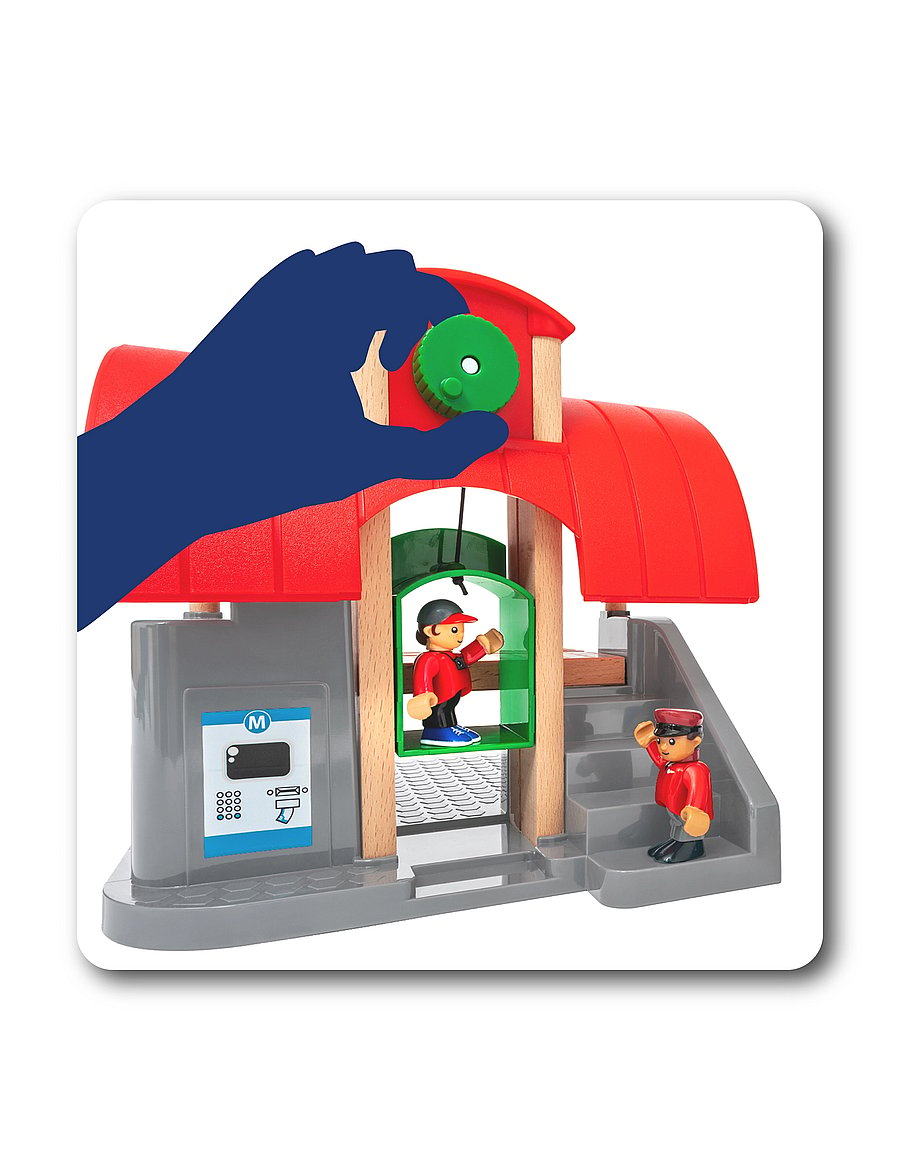 BRIO - Centralstation-set - tågbanor - multi coloured - 5