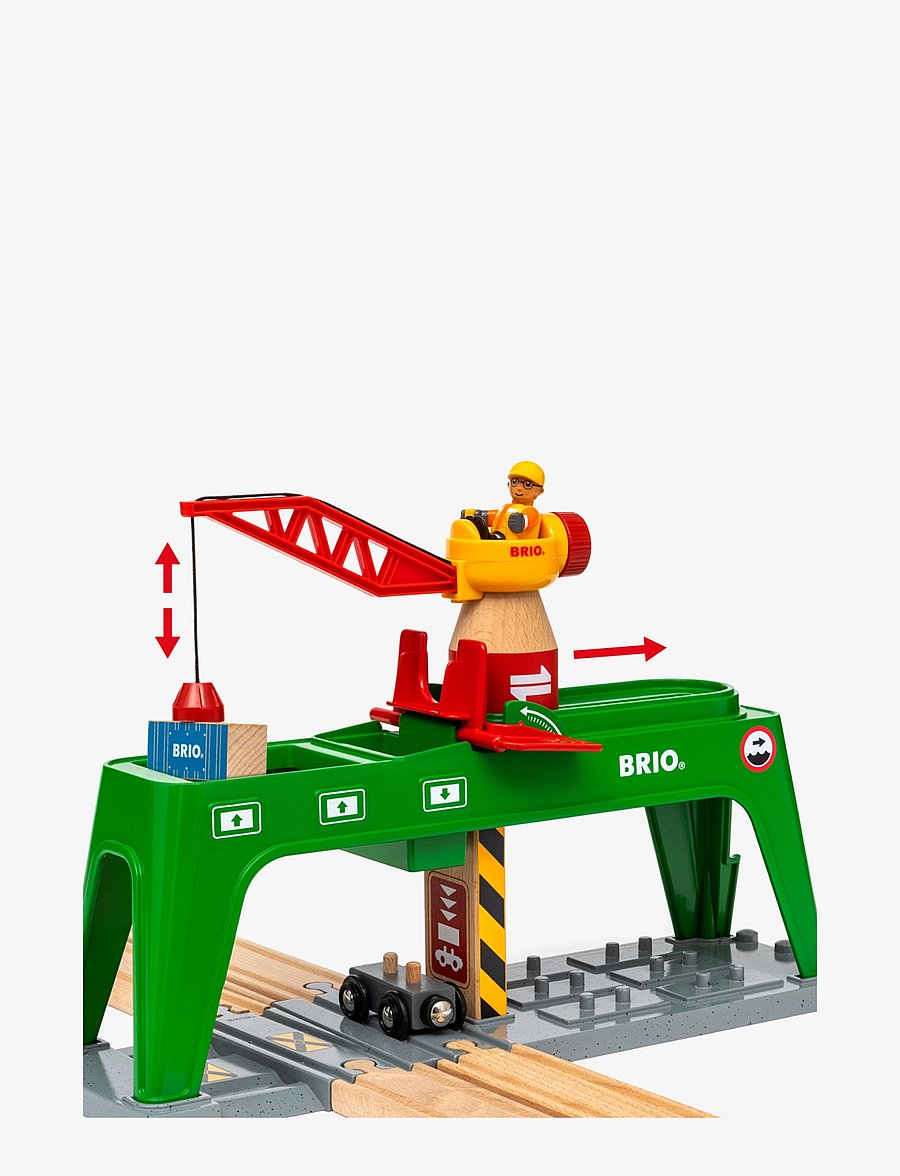 BRIO - BRIO 33996 Containerkran - togbaner - multi coloured - 2