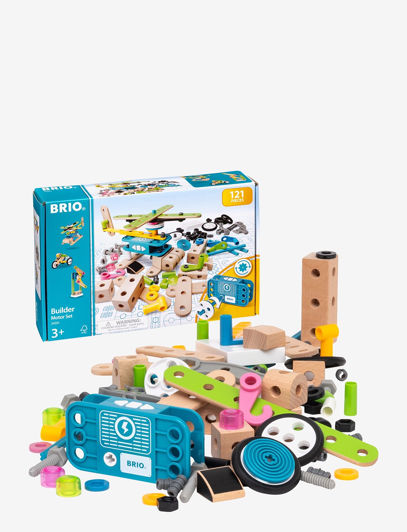BRIO - BRIO 34591 Builder Motor sæt - byggesæt - multi coloured - 0