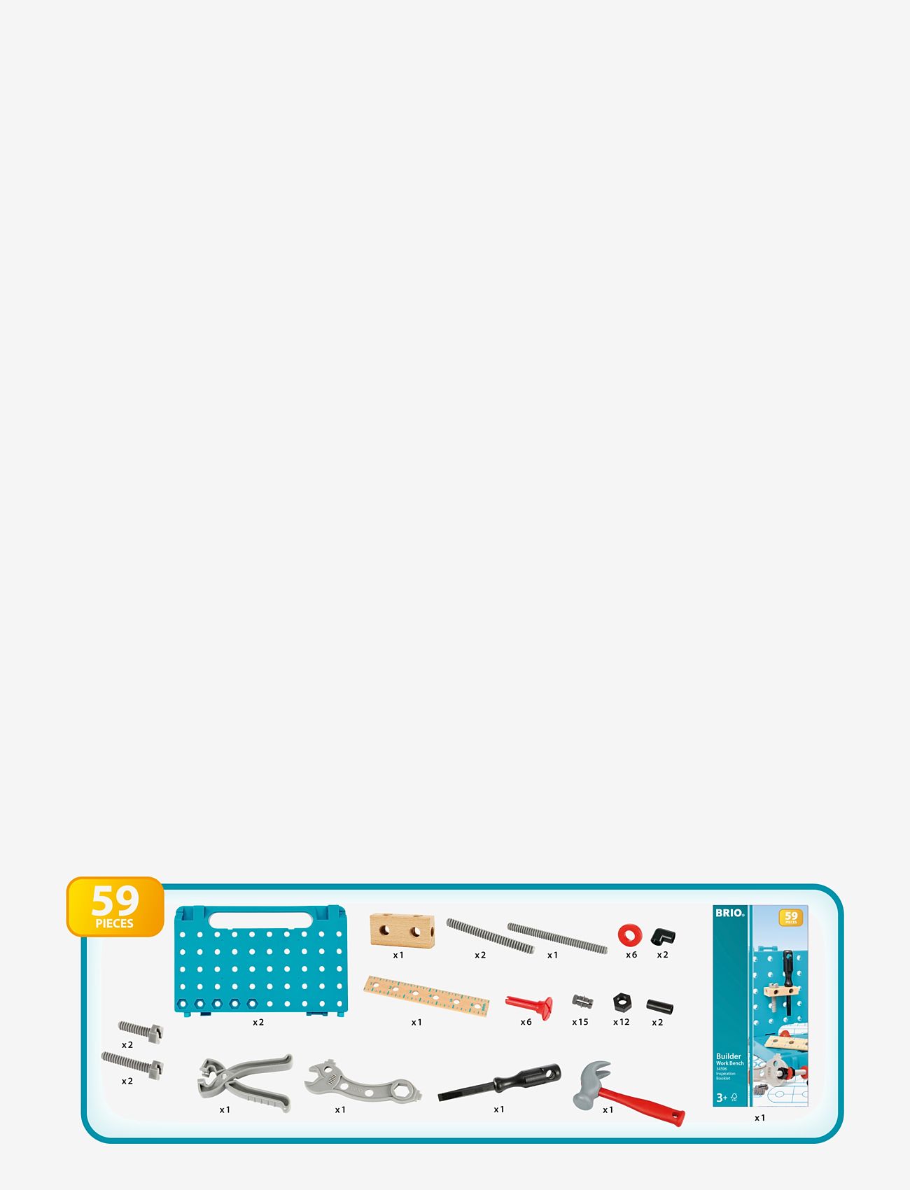 BRIO - Builder Work Bench - byggsatser - multi coloured - 5