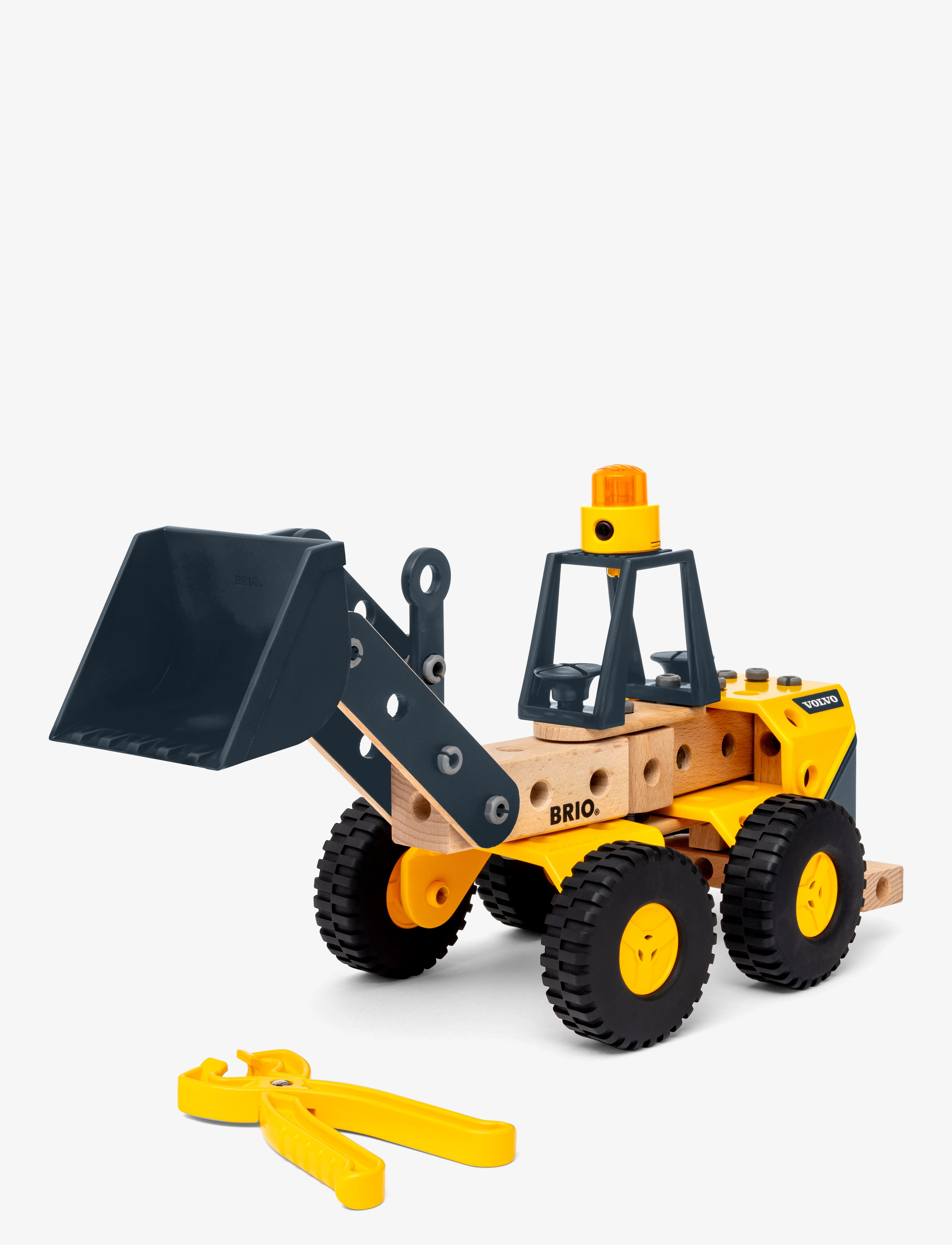 BRIO Brio 34598 Builder Volvo Wheel Loader, One Size, Multi/patterned, Legetøjskøretøjer > Byggebiler, Børn