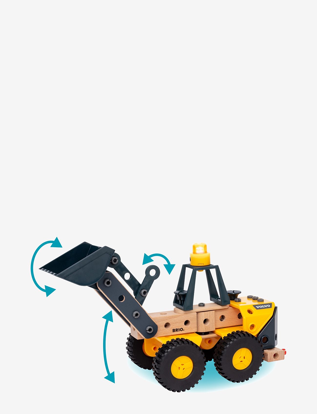 BRIO - Builder Volvo Wheel Loader - multi coloured - 4