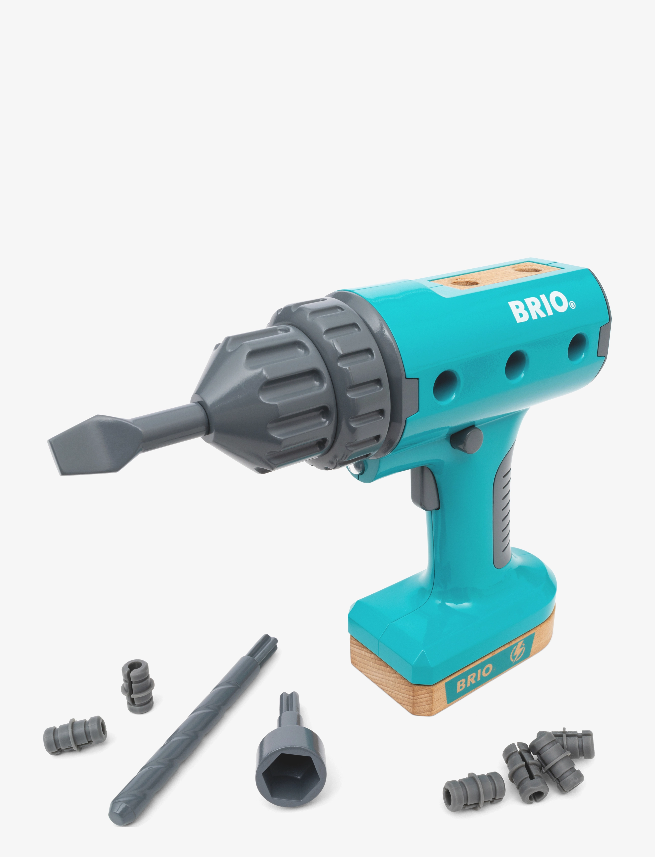BRIO Brio 34600 Builder, Power Screwdriver, One Size, Multi/patterned, Rollespil > Legetøjsværktøj, Børn
