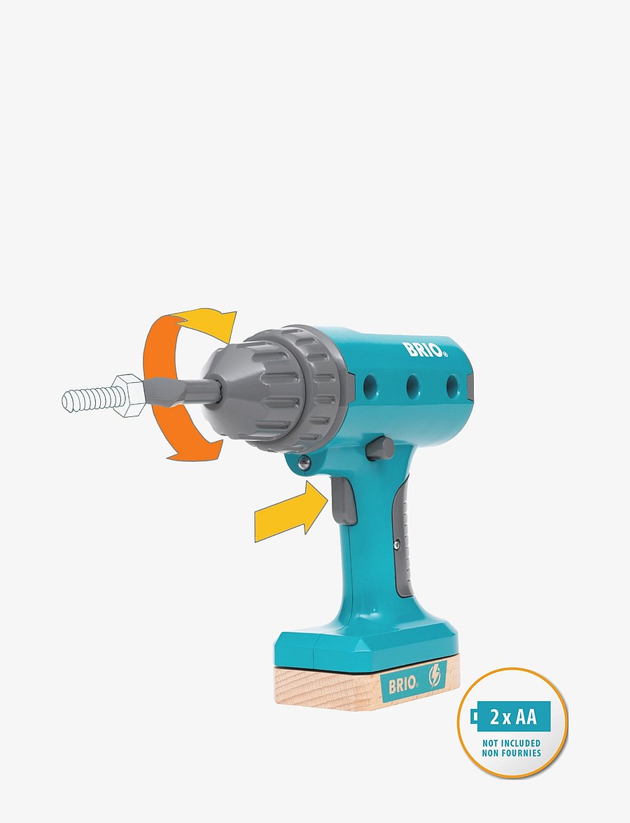 BRIO - BRIO 34600 Builder, Power Screwdriver - legetøjsværktøj - multi coloured - 2