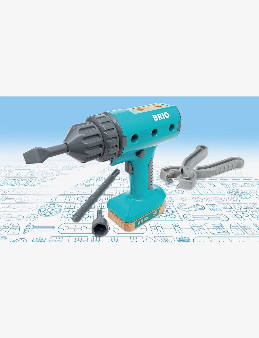 BRIO - BRIO 34600 Builder, Power Screwdriver - legetøjsværktøj - multi coloured - 5