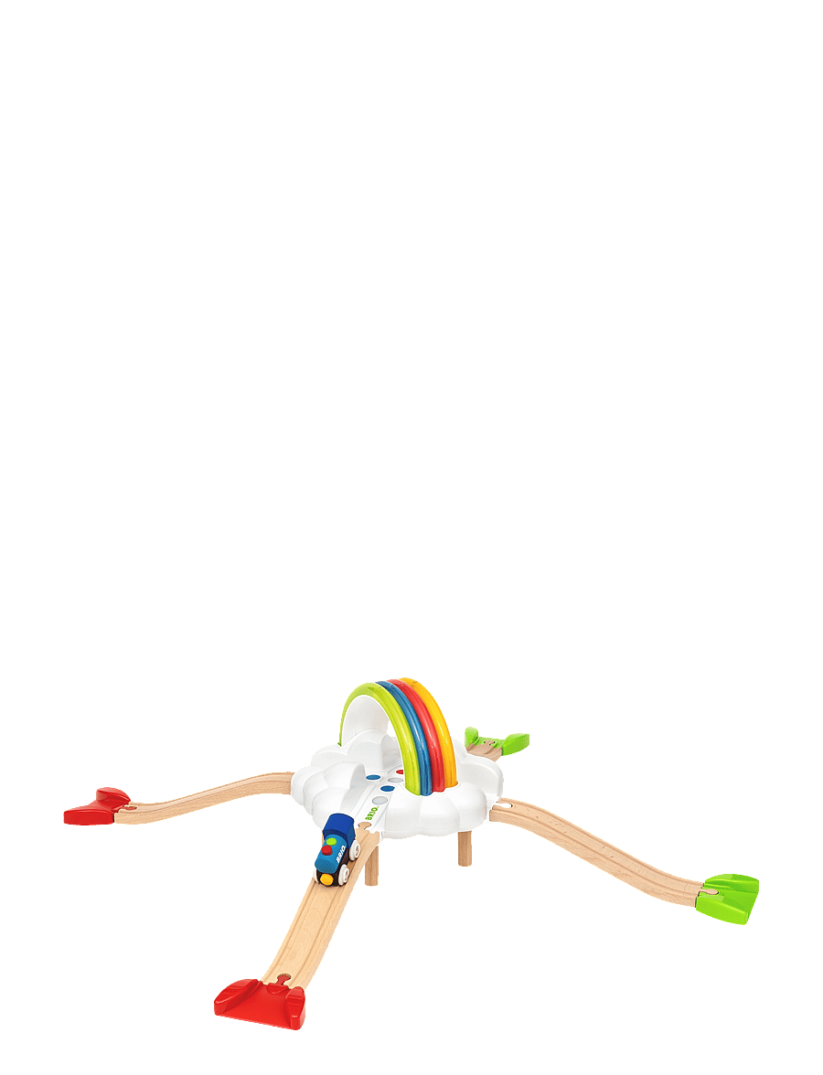 BRIO - My First Railway Light Up Rainbow Set - tågbanor - multi coloured - 1