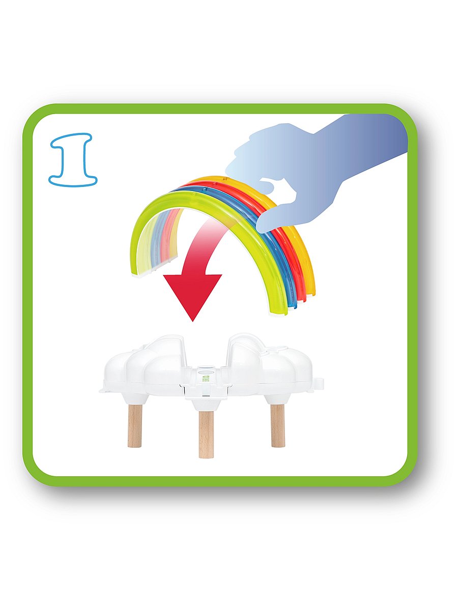 BRIO - My First Railway Light Up Rainbow Set - tågbanor - multi coloured - 3