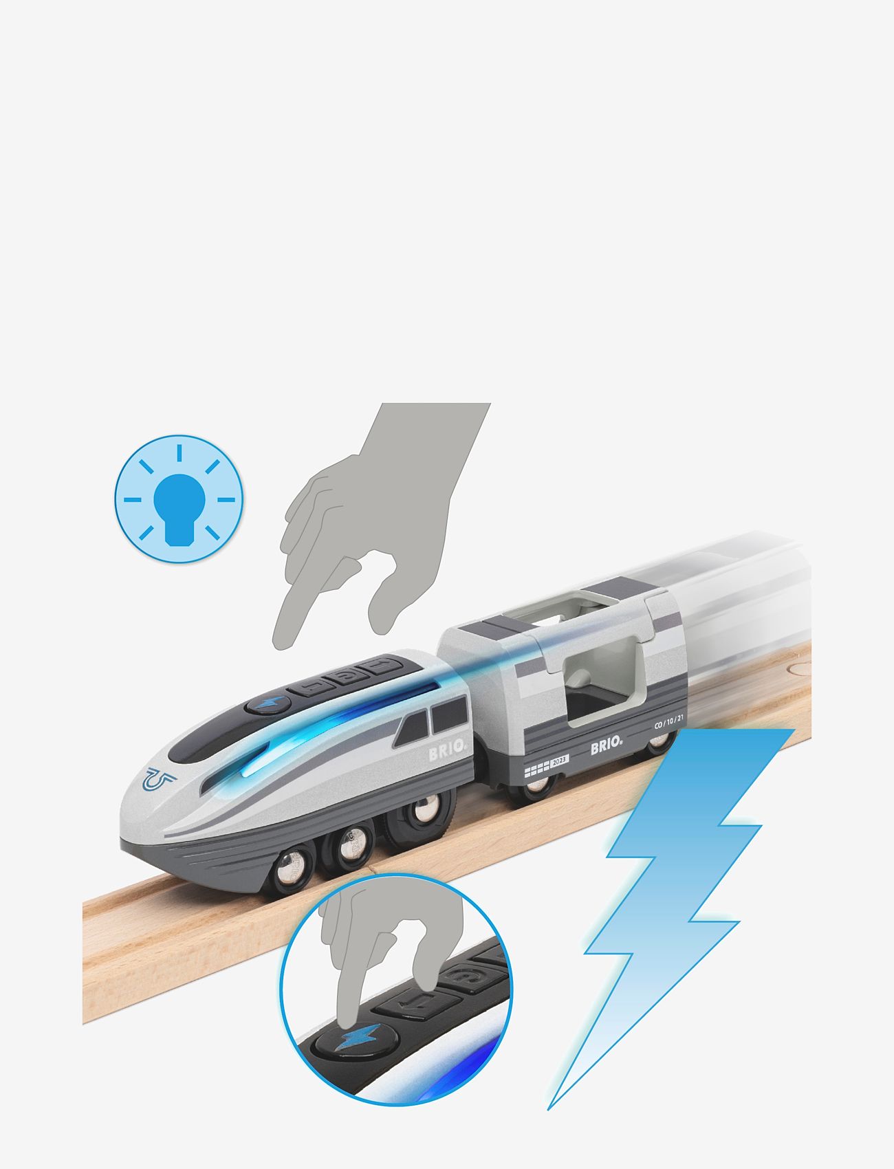 BRIO - BRIO 36003 Turbo Train - tog - multi coloured - 4