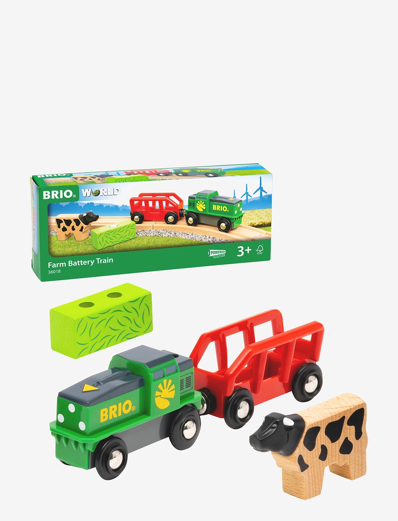 BRIO - BRIO 36018 Farm Battery Train - tog - multi coloured - 4