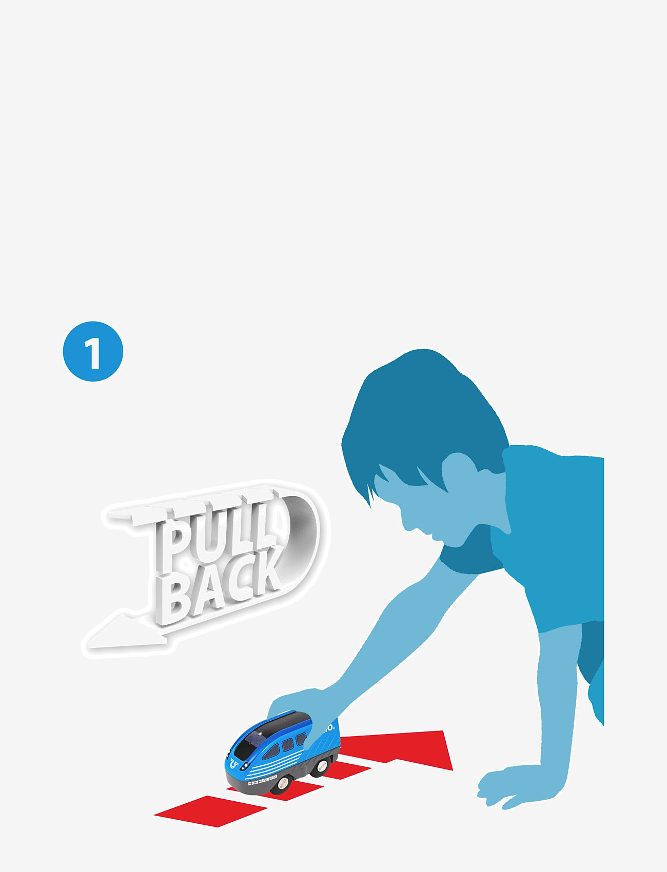 BRIO - Pull Back-tåg - tåg - multi coloured - 2