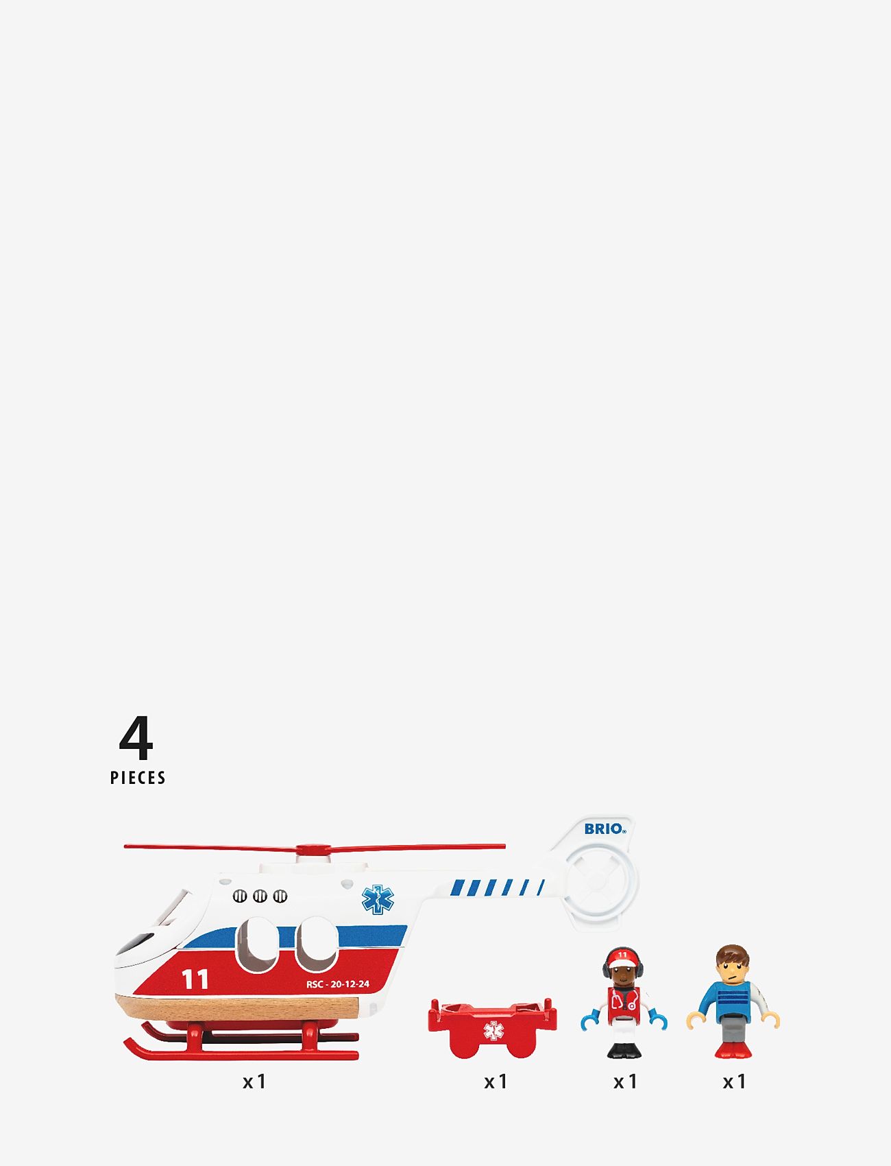 BRIO - BRIO® Rescue Helicopter - planes - multi coloured - 2