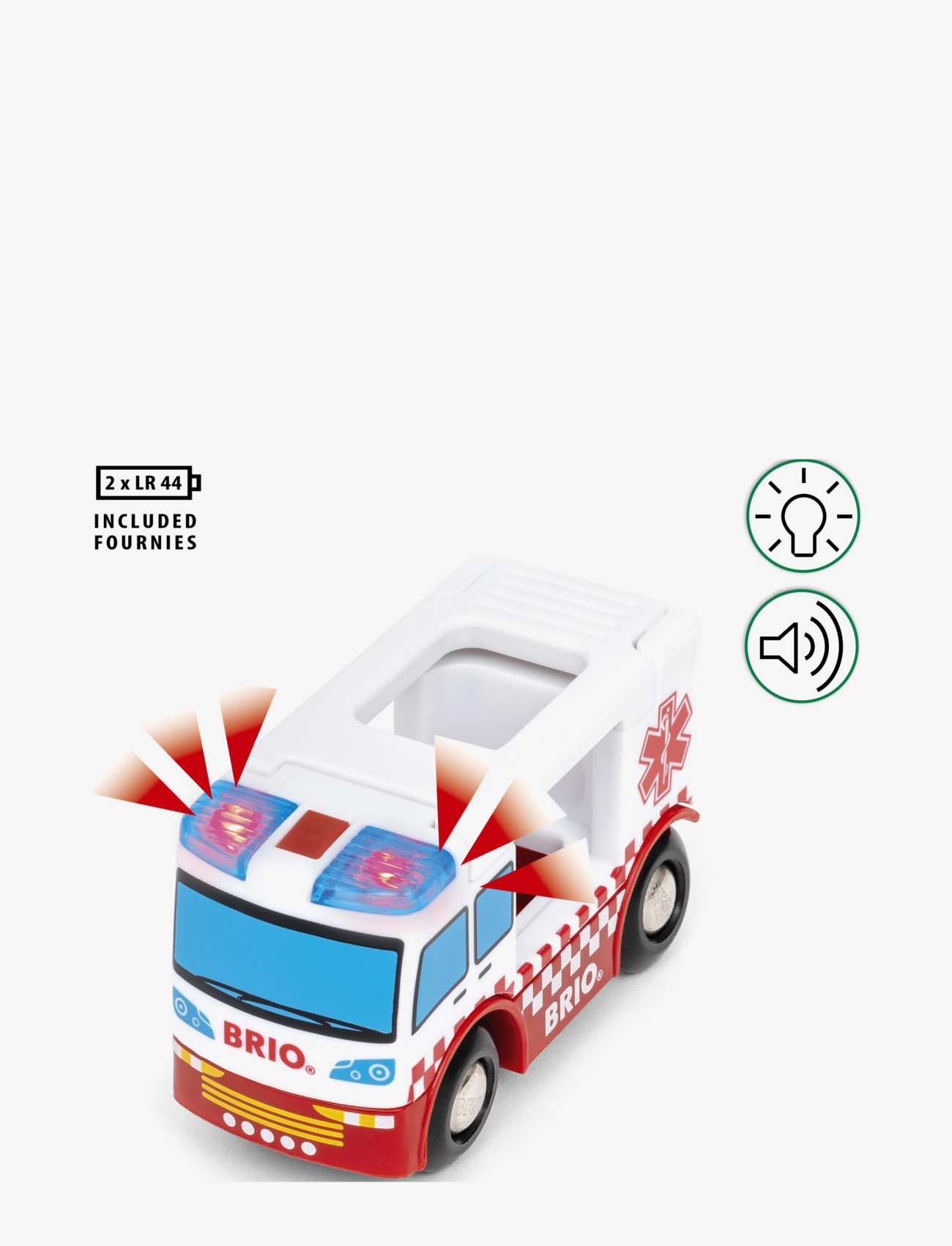 BRIO - Redningsambulance - tog - multi coloured - 2