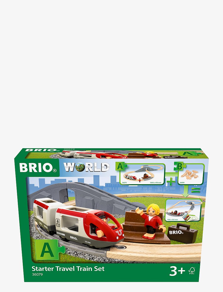 BRIO - Starter Travel Train Set - lestarteinar - multi coloured - 1