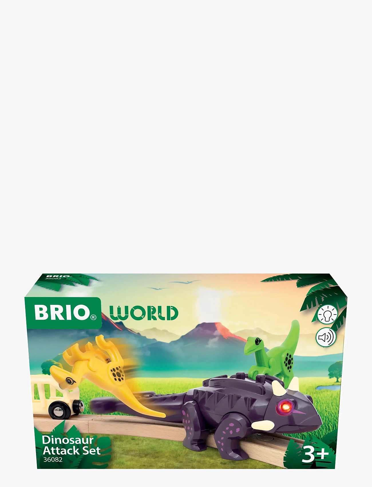 BRIO - Dinosaur Attack Legesæt - dyr - multi coloured - 5