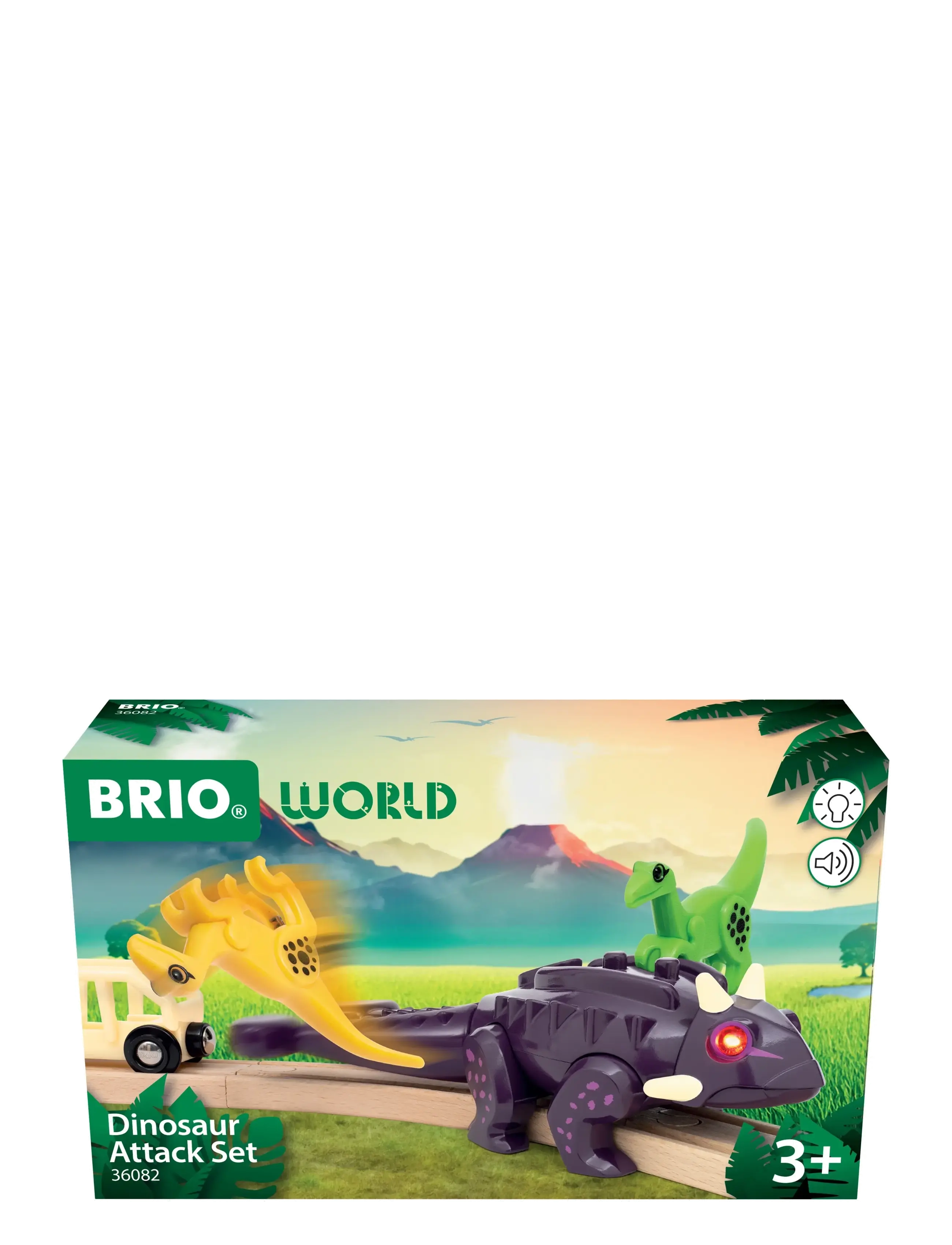 BRIO - Dinosaur Attack Legesæt - dyr - multi coloured - 5