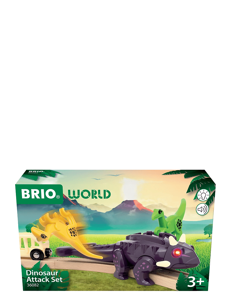 BRIO - Dinosaur Attack Legesæt - dyr - multi coloured - 5