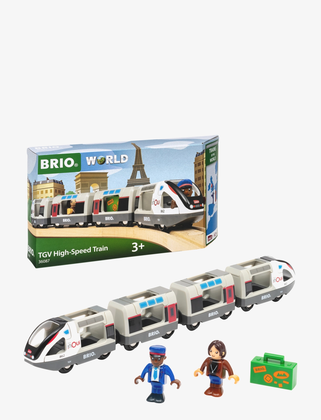 BRIO - BRIO 36087 TGV High-Speed Train /Trains of the world - tog - multi coloured - 3