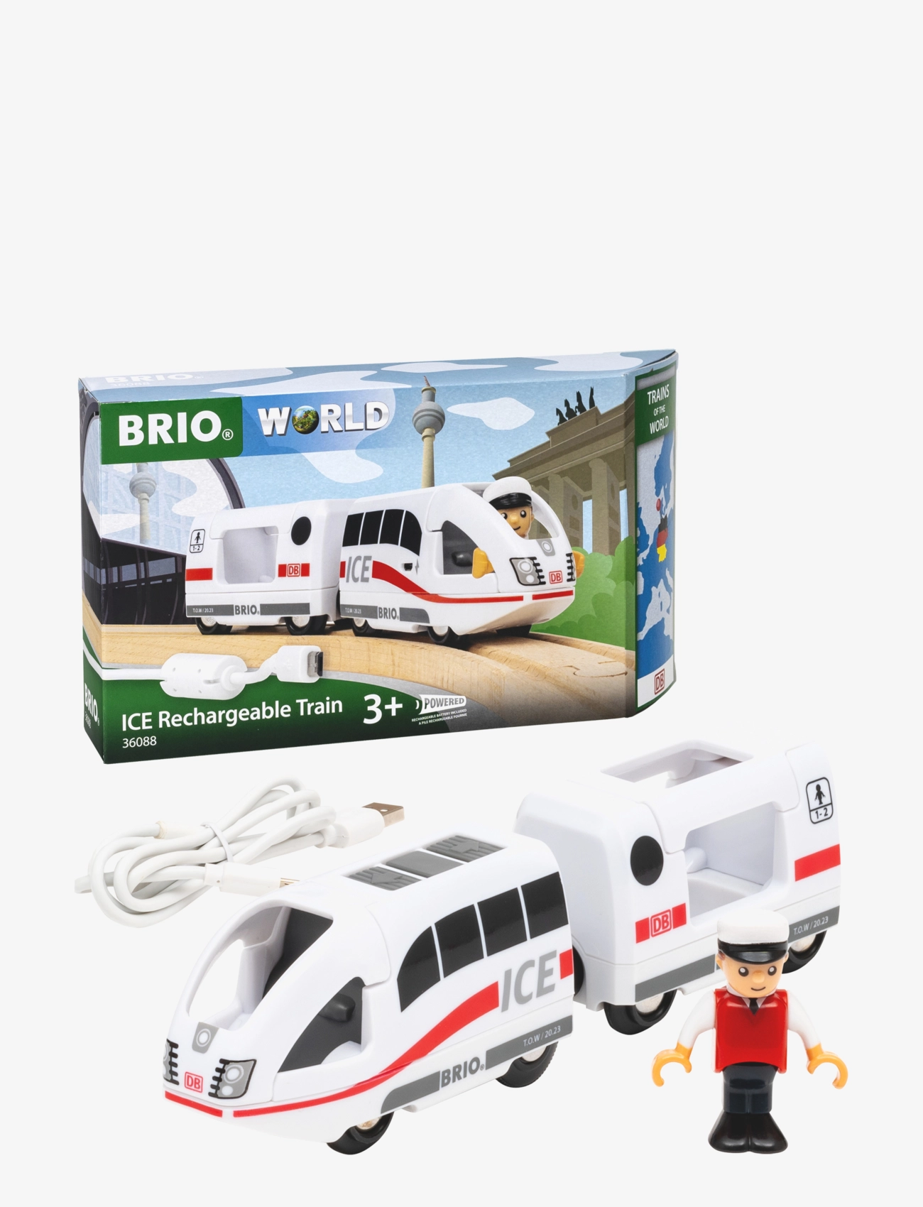 BRIO - BRIO®World ICE Rechargeable Train (Trains of the world) - tog - multi coloured - 4