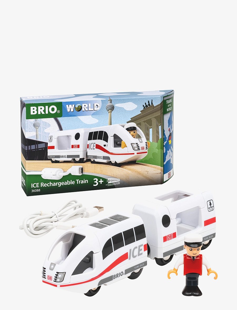 BRIO - BRIO 36088 ICE Rechargeable Train (Trains of the world) - tog - multi coloured - 4