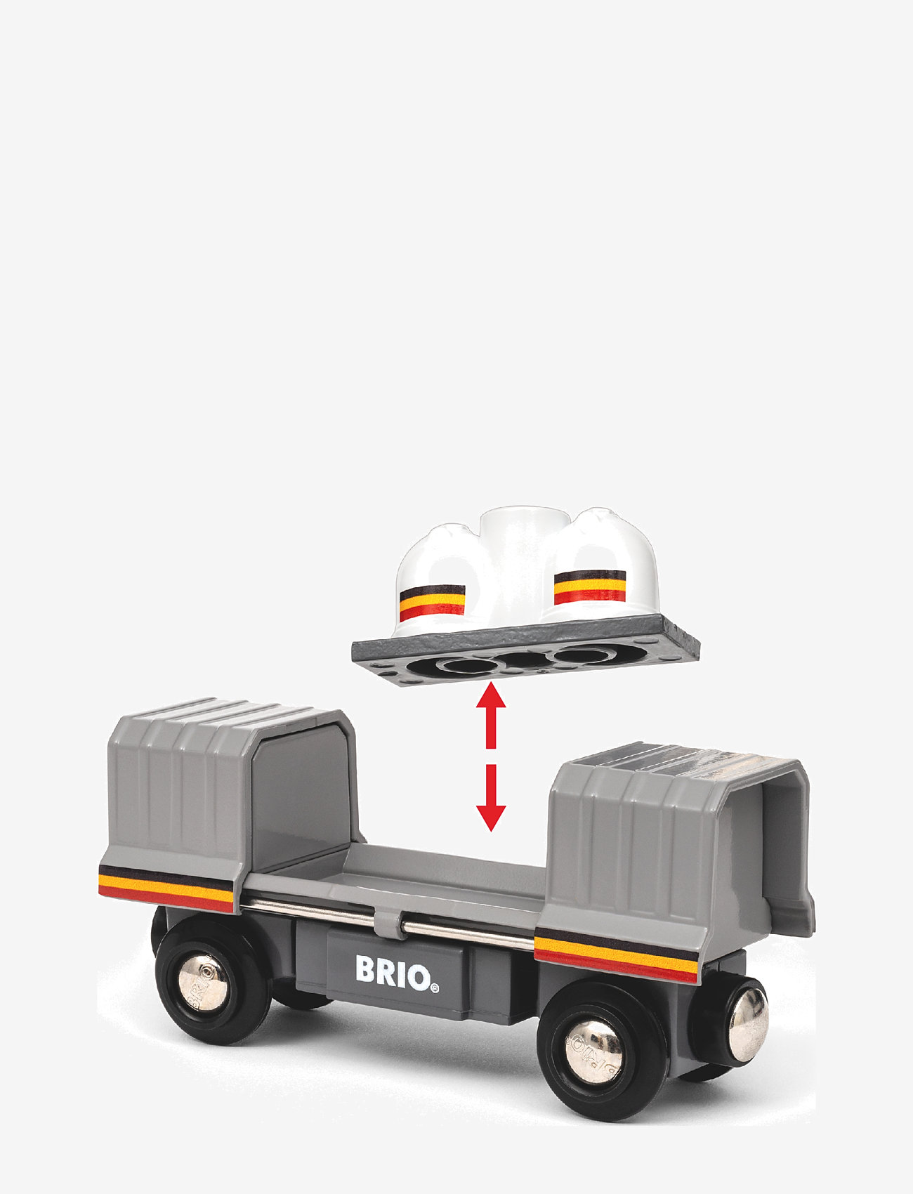 BRIO - Santa Fe Train (Trains of the World) - lestir - multi coloured - 5