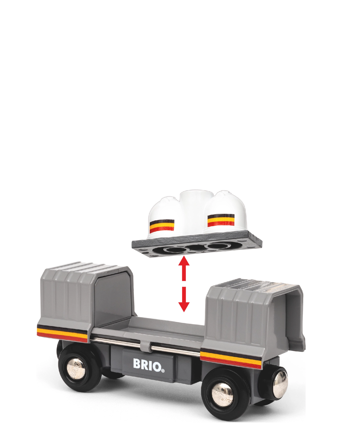 BRIO - Santa Fe Train (Trains of the World) - lestir - multi coloured - 5