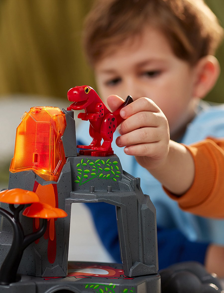 BRIO - Dinosaur Erupting Volcano - lestarteinar - multi coloured - 0