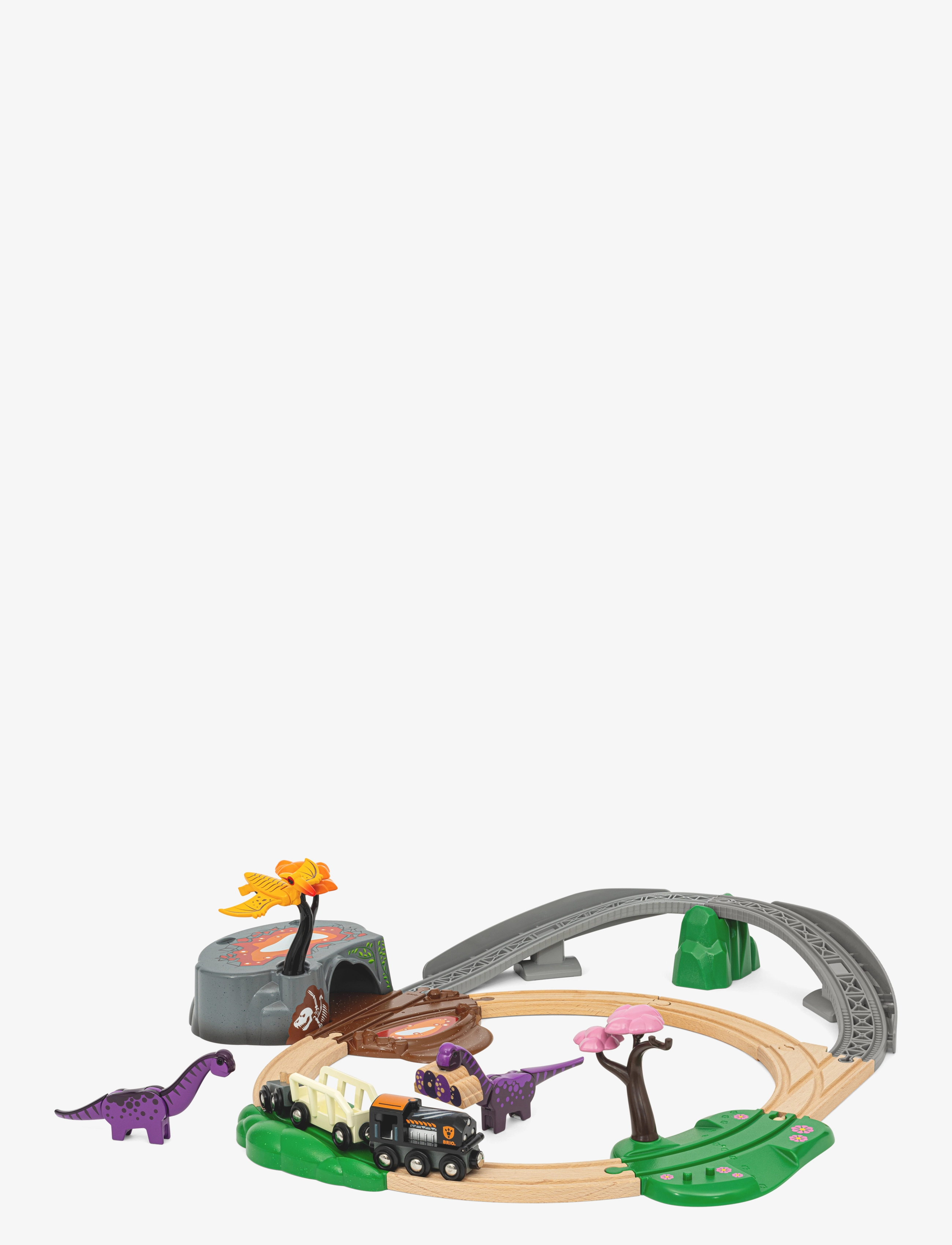 BRIO - Togbanesæt med dinosaurer - togbaner - multi coloured - 1