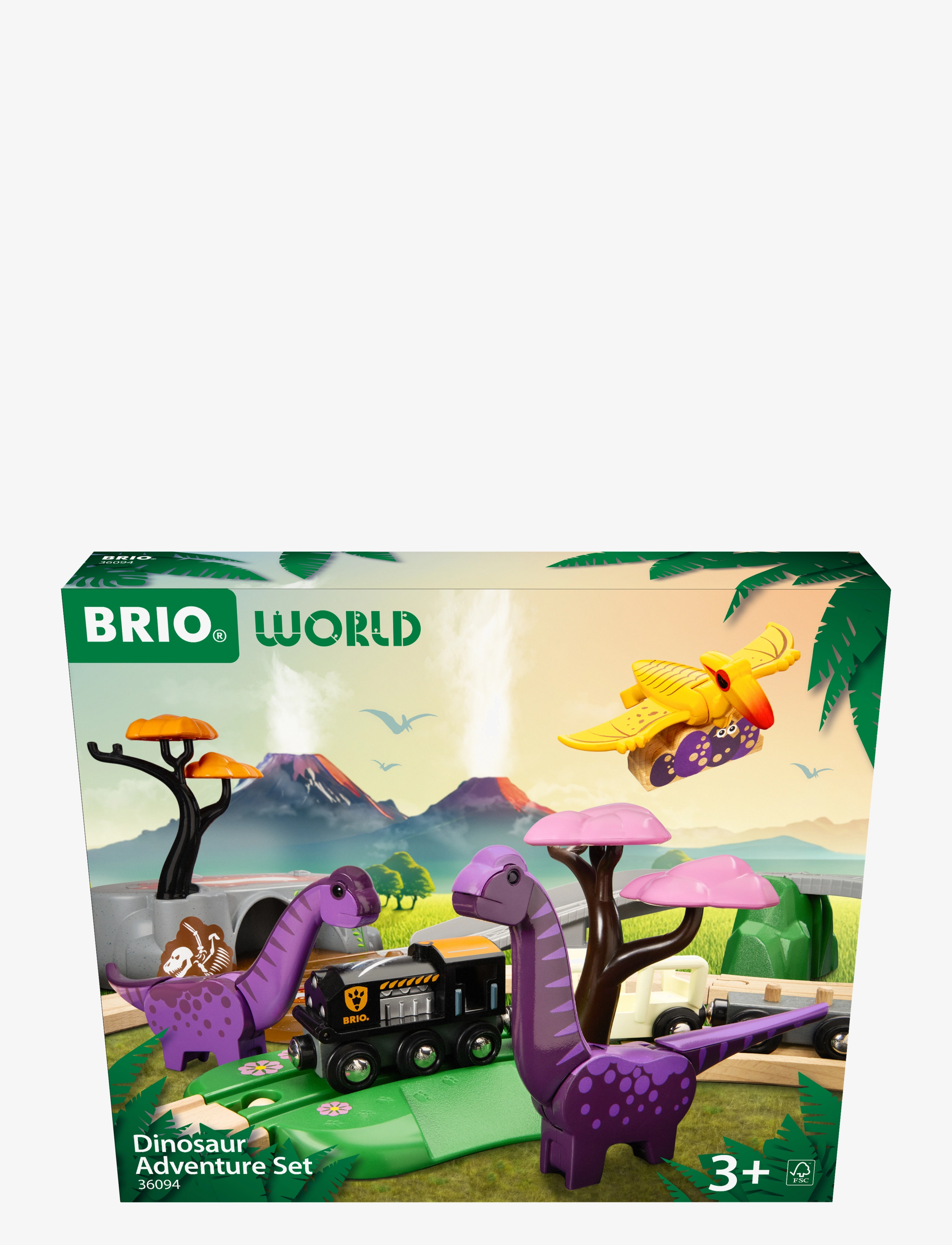BRIO - Togbanesæt med dinosaurer - togbaner - multi coloured - 2