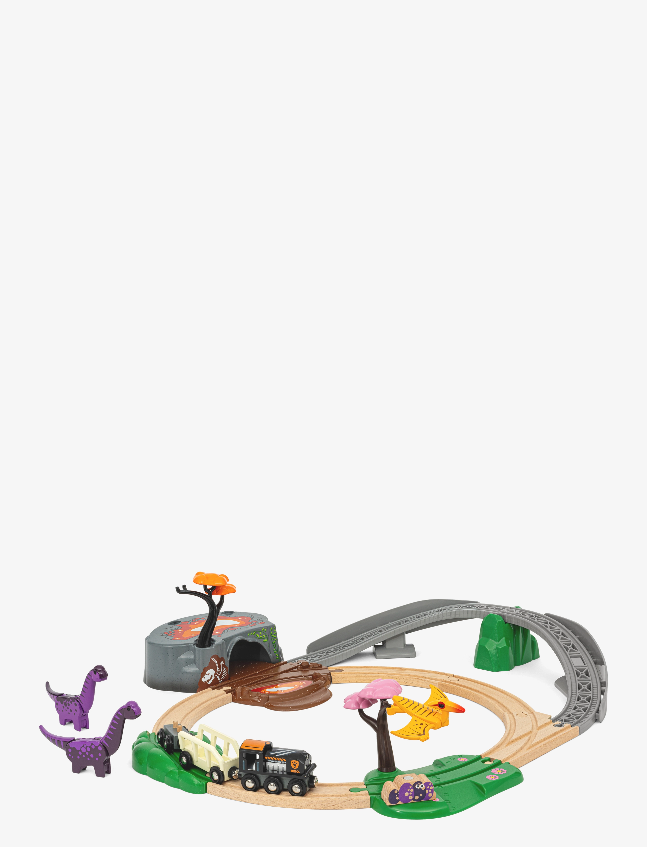 BRIO - Togbanesæt med dinosaurer - togbaner - multi coloured - 3