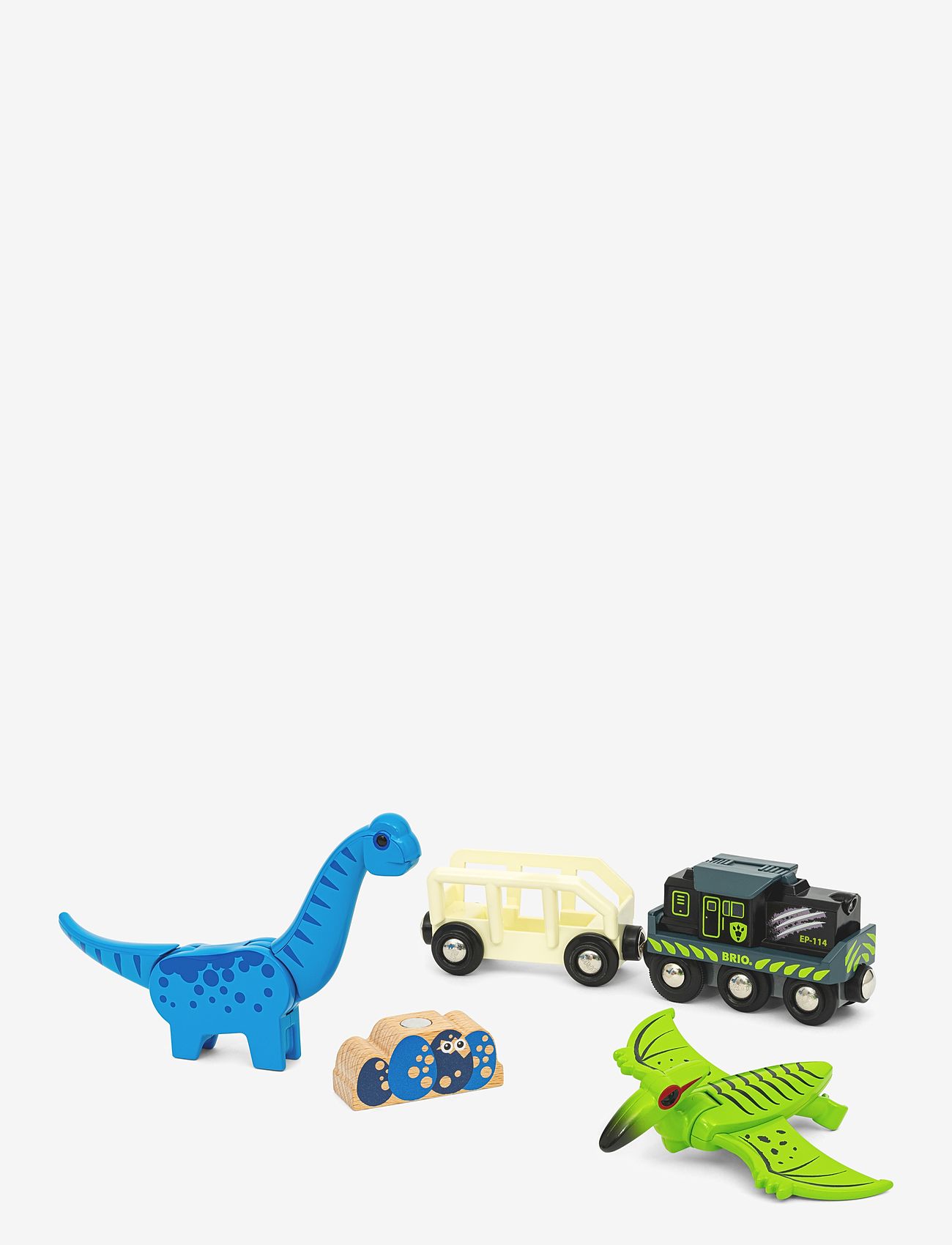 BRIO - Batteridrivet tåg med dinosaurier - tåg - multi coloured - 0