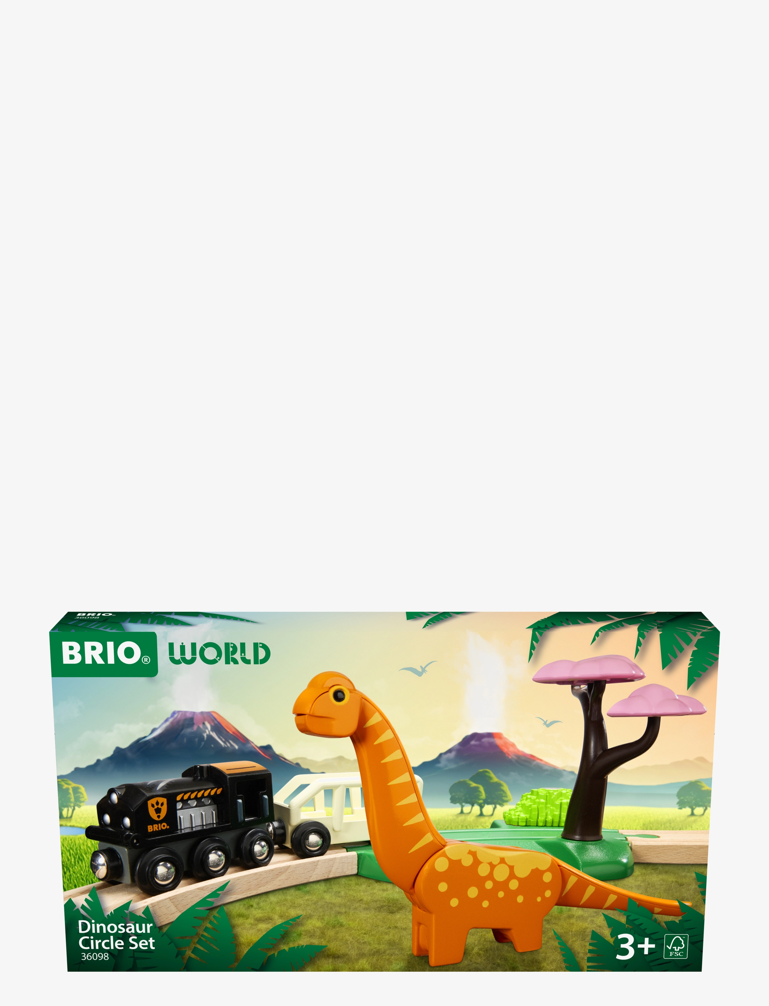 BRIO - Cirkelsæt med dinosaur - togbaner - multi coloured - 2