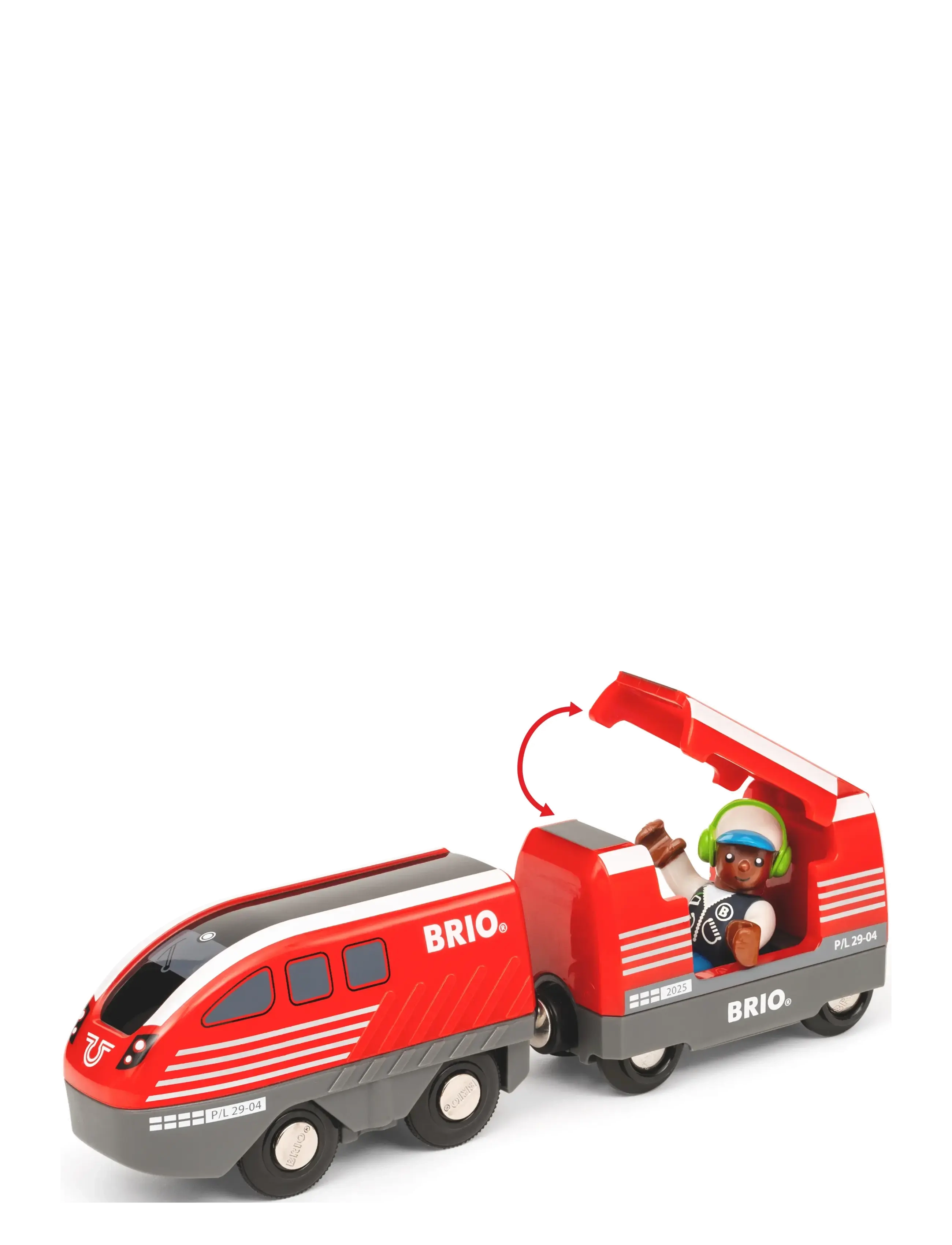 BRIO - Pull Back Togsæt - togbaner - multi coloured - 2