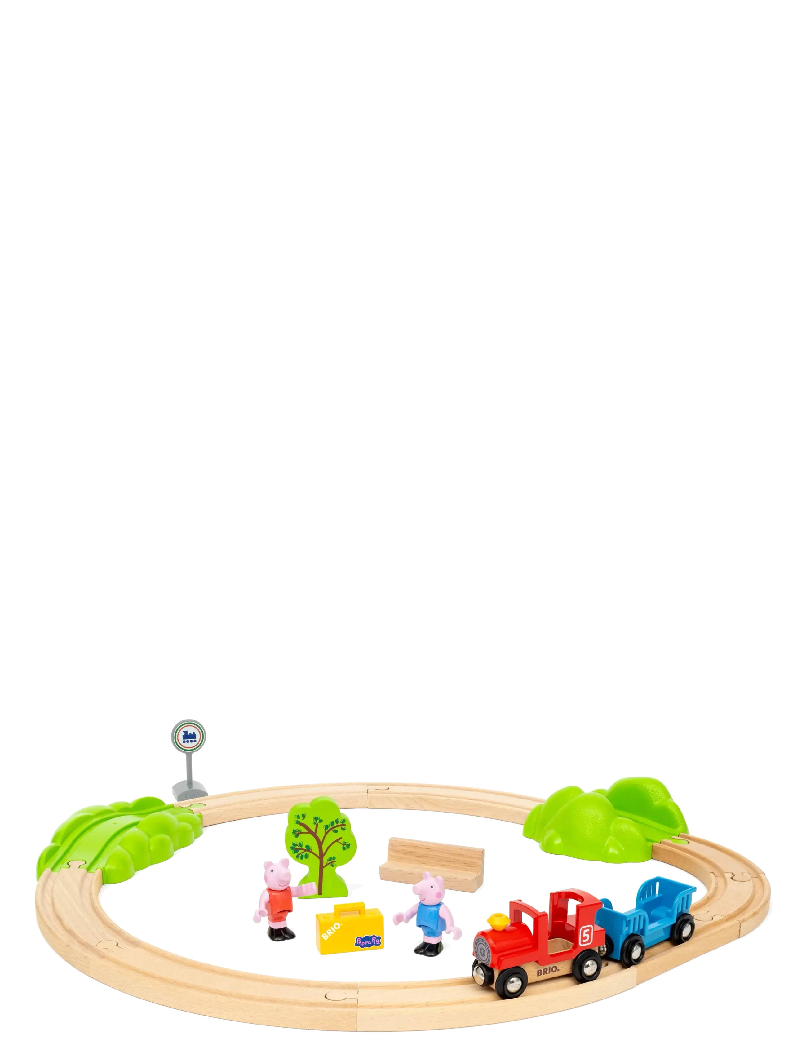 BRIO Peppa Pig tågset - Leksaker - MULTI COLOURED / pink/rose