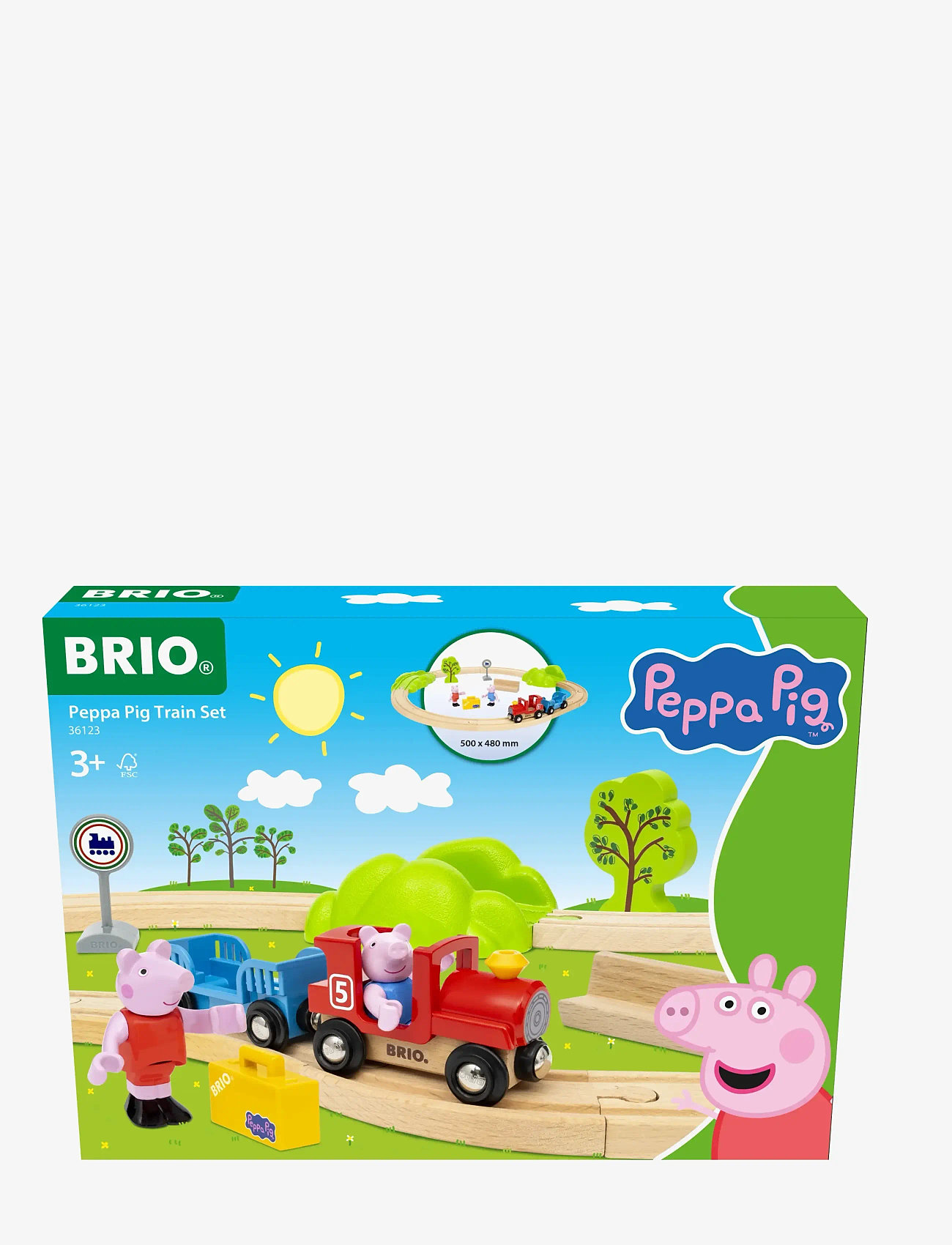 BRIO - Peppa Pig tågset - tåg - multi coloured - 1