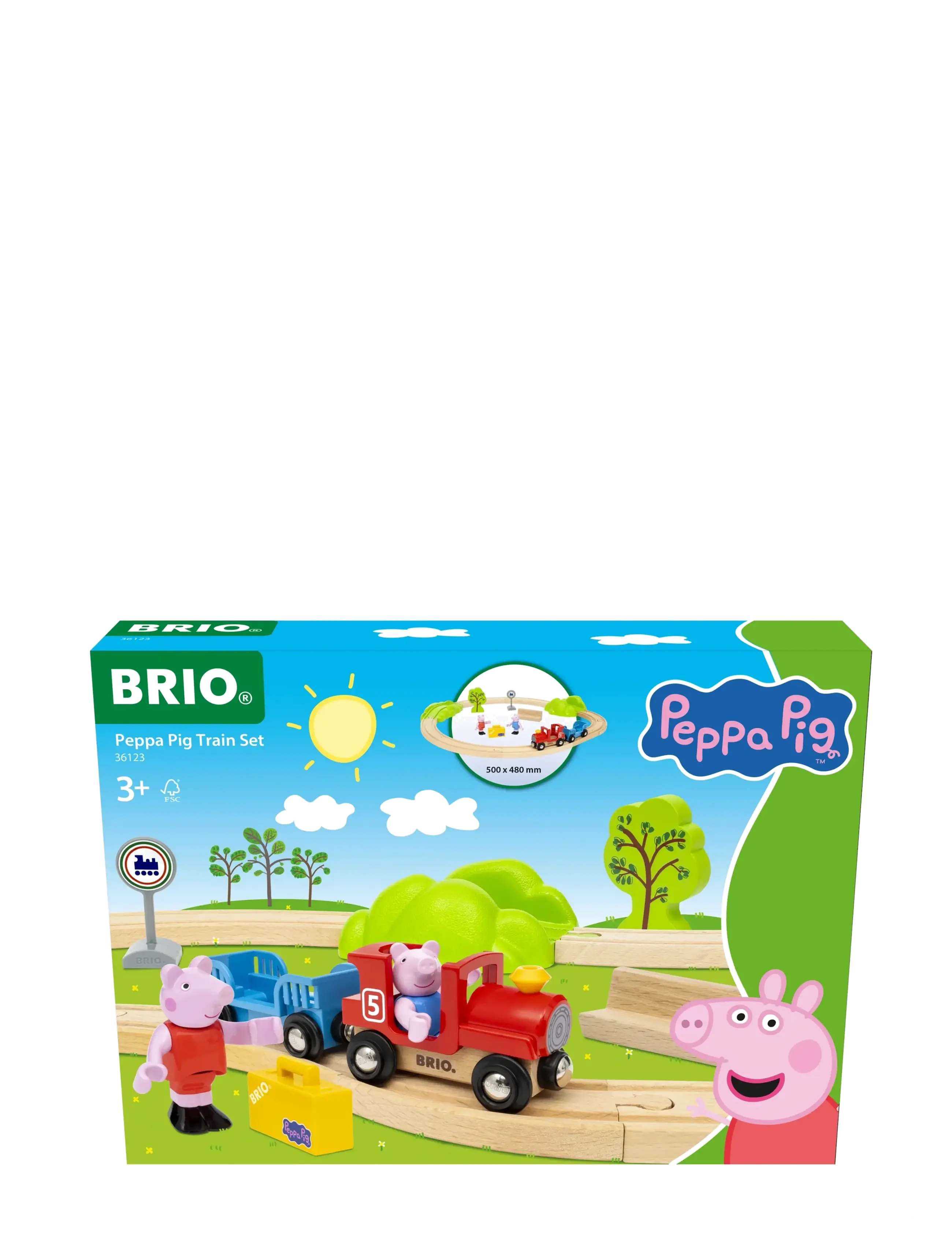 BRIO - Peppa Pig tågset - tåg - multi coloured - 1