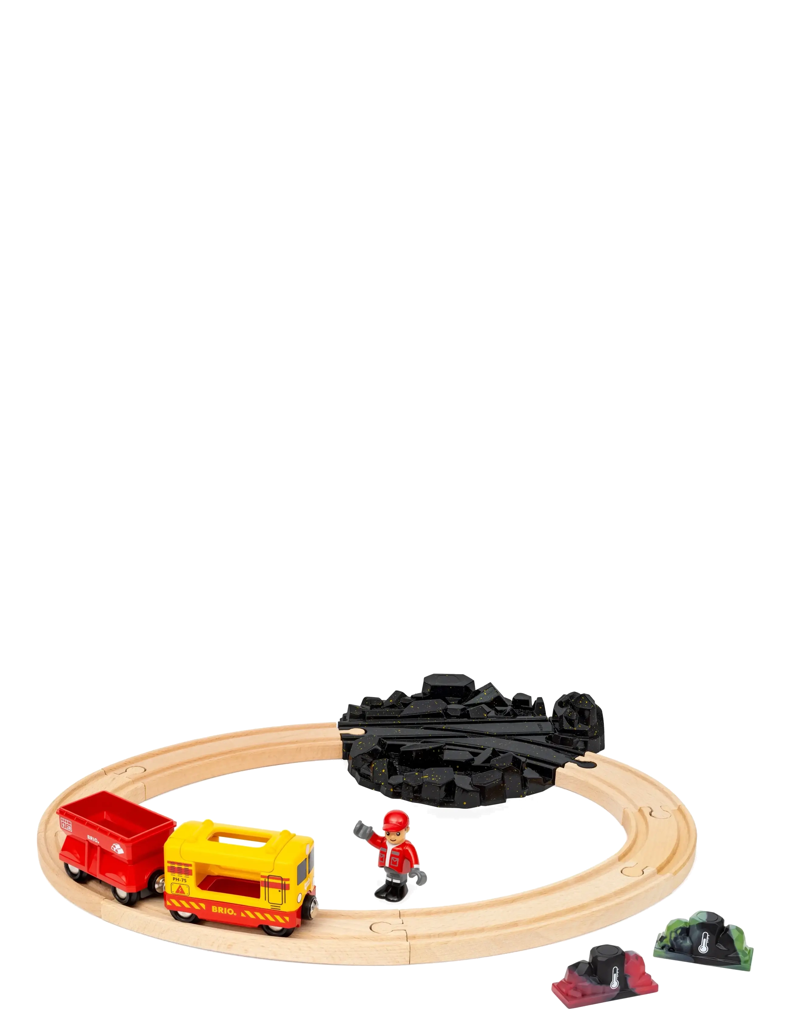 BRIO Cargoset Med Ædelstene, Børn, Trains, Rød, Str: ONE SIZE