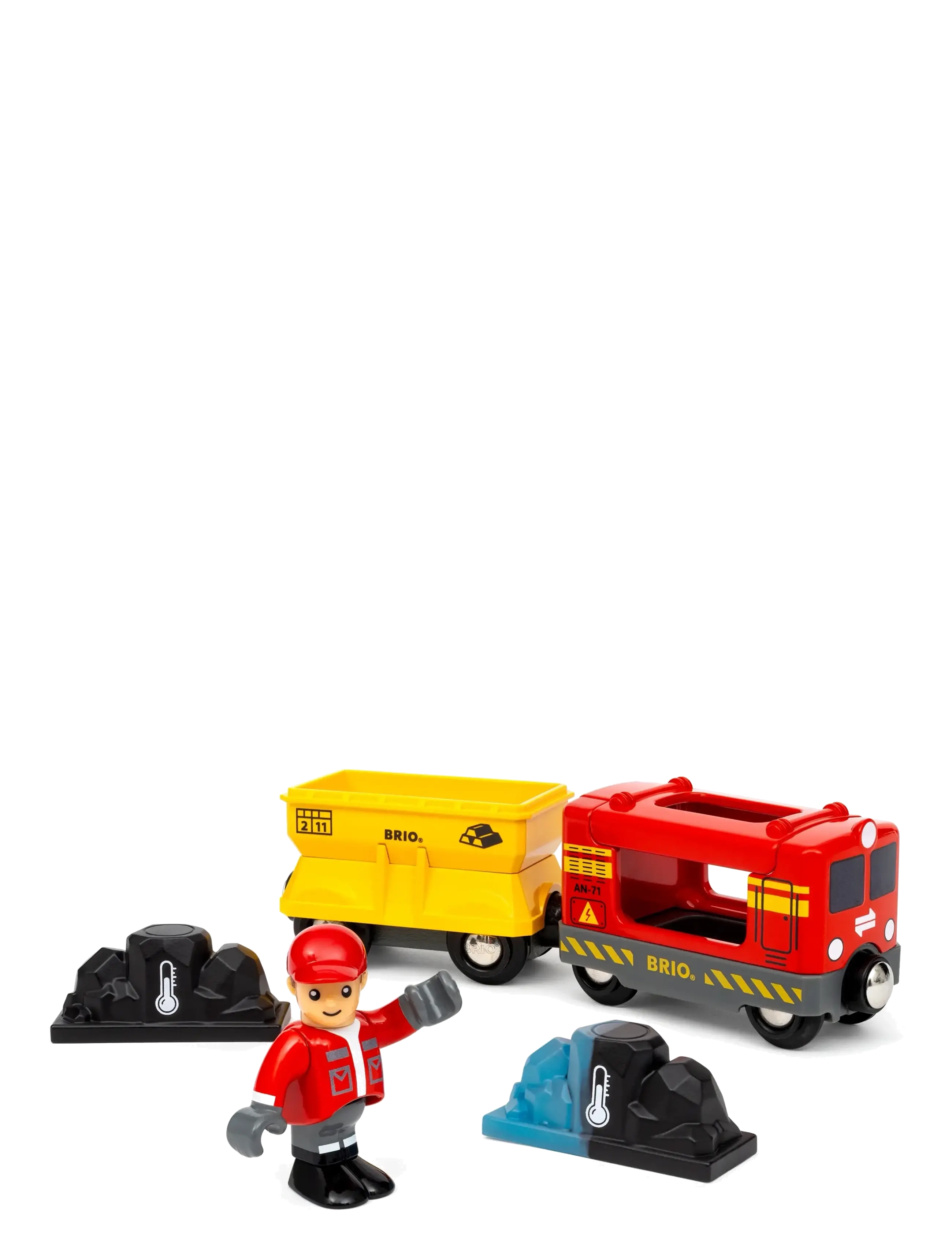 BRIO Tog Med Ædelstene, Børn, Trains, Gul, Str: ONE SIZE