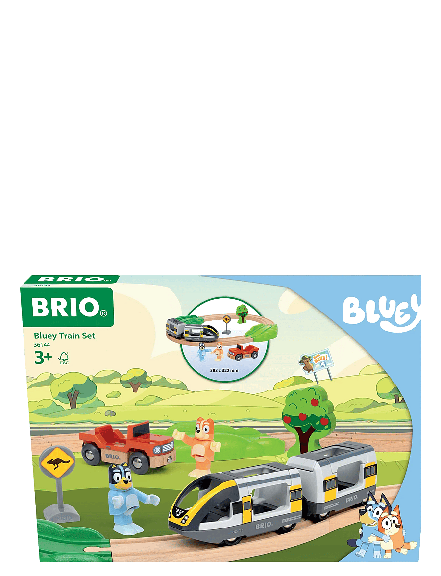 BRIO - Bluey Togbane-sæt - tog - multi coloured - 1