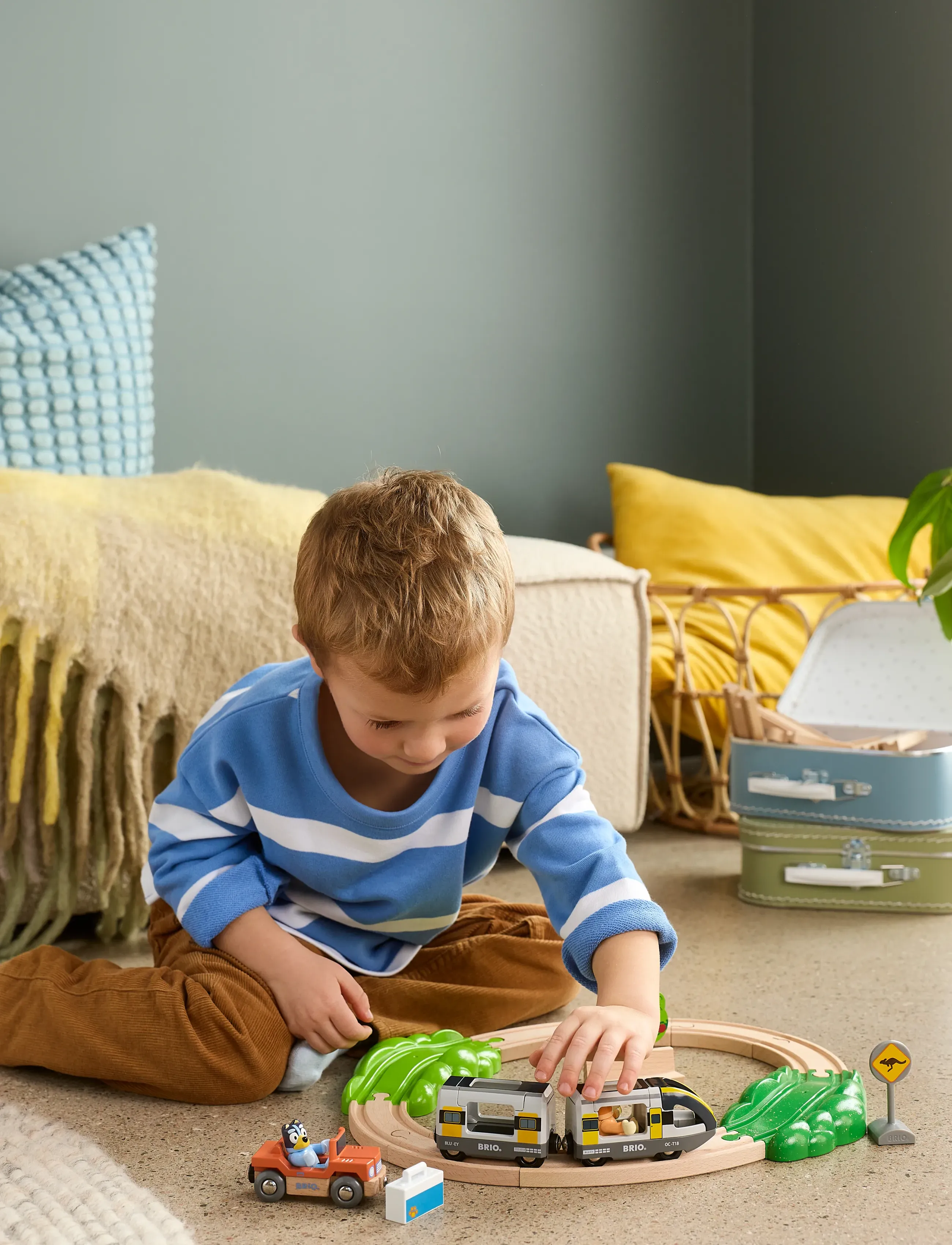 BRIO - Bluey Togbane-sæt - tog - multi coloured - 4