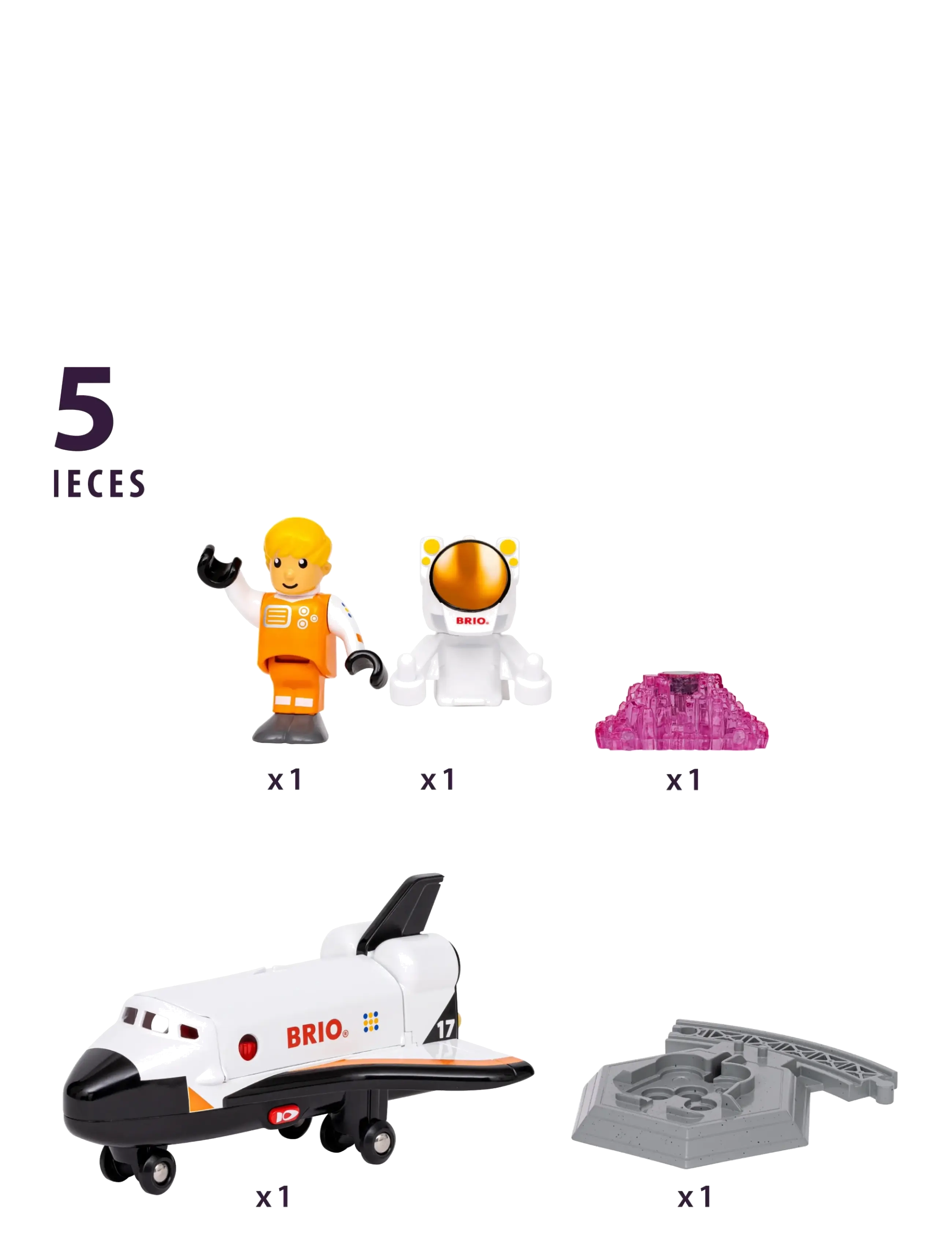 BRIO - Rumfærge - legesæt - multi coloured - 3