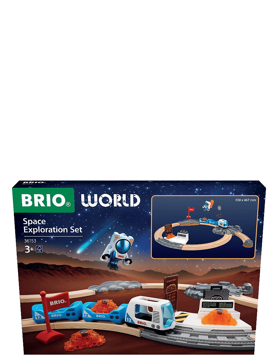 BRIO - Togbane-sæt Rumforskning - tog - multi coloured - 0