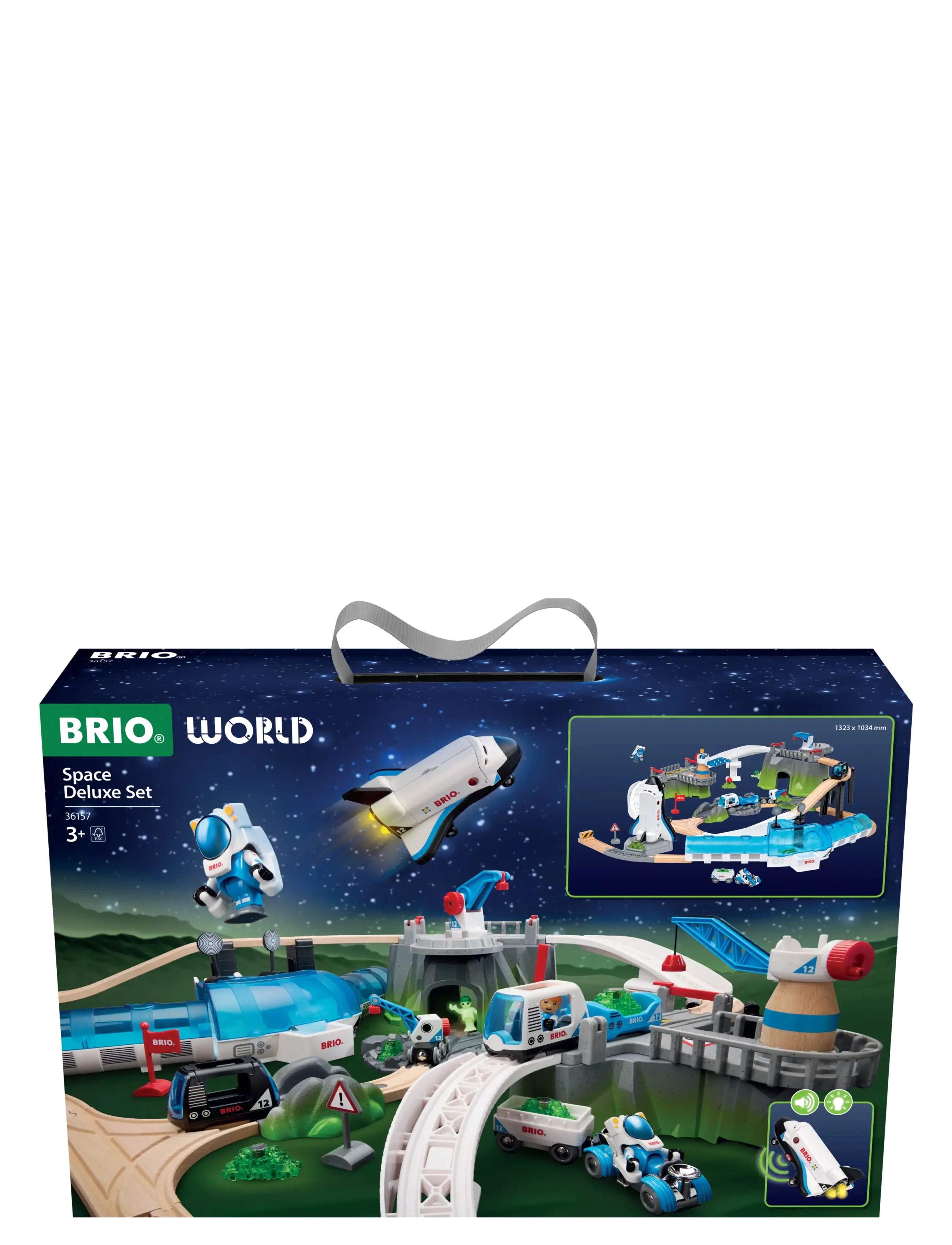 BRIO Space Deluxe Set - Lestir - MULTI COLOURED / multi