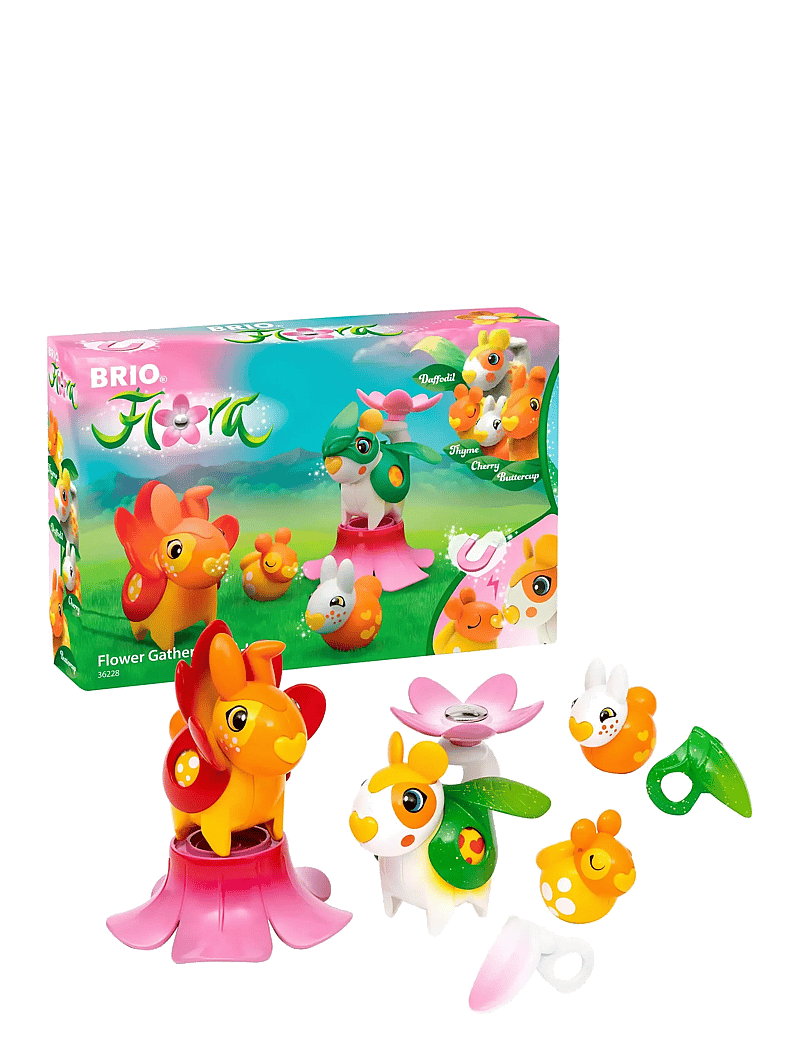 BRIO - Flora Flower Gatherers - leikfangasett - multi coloured - 0