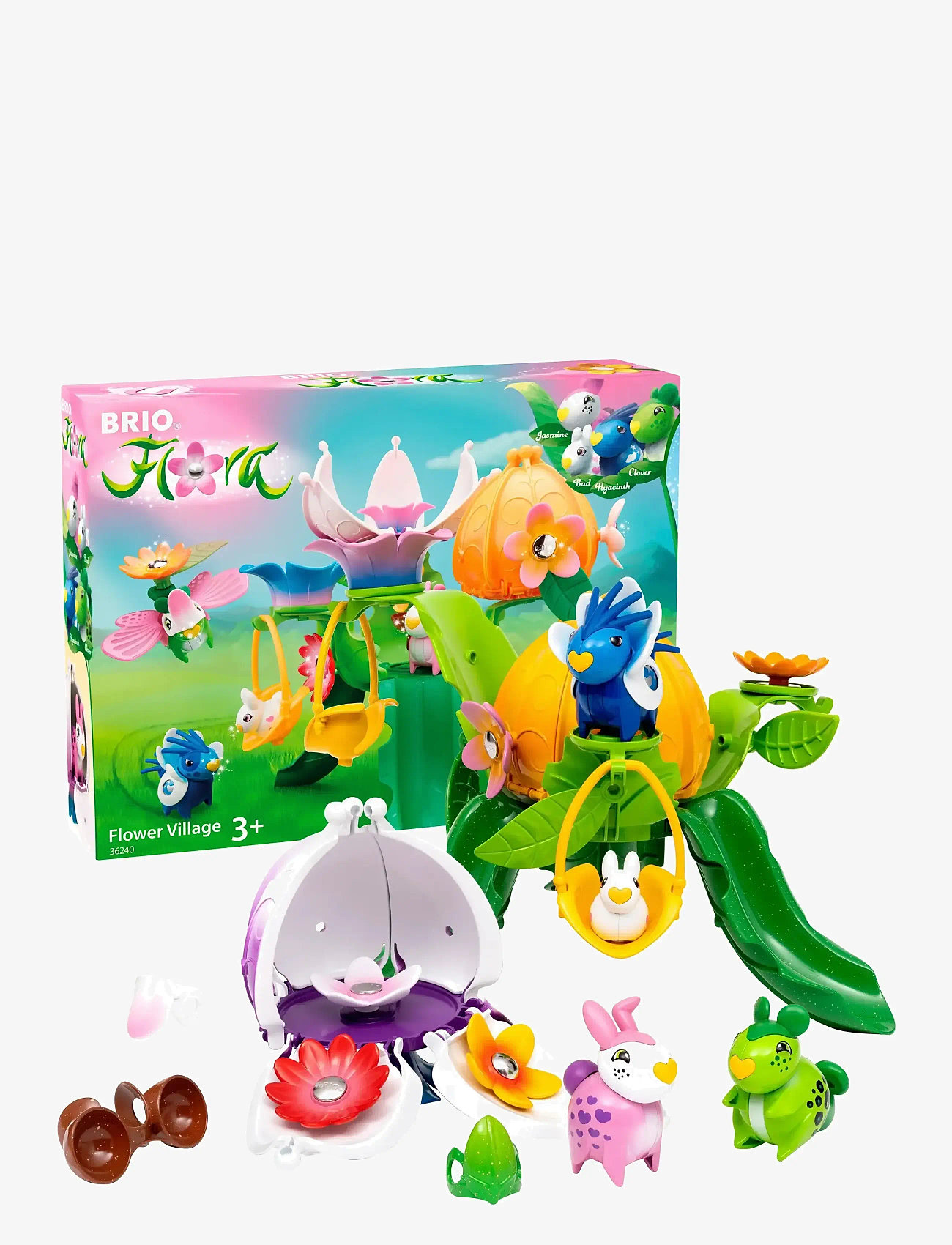 BRIO - Flora Flower Village - dyr - multi coloured - 1