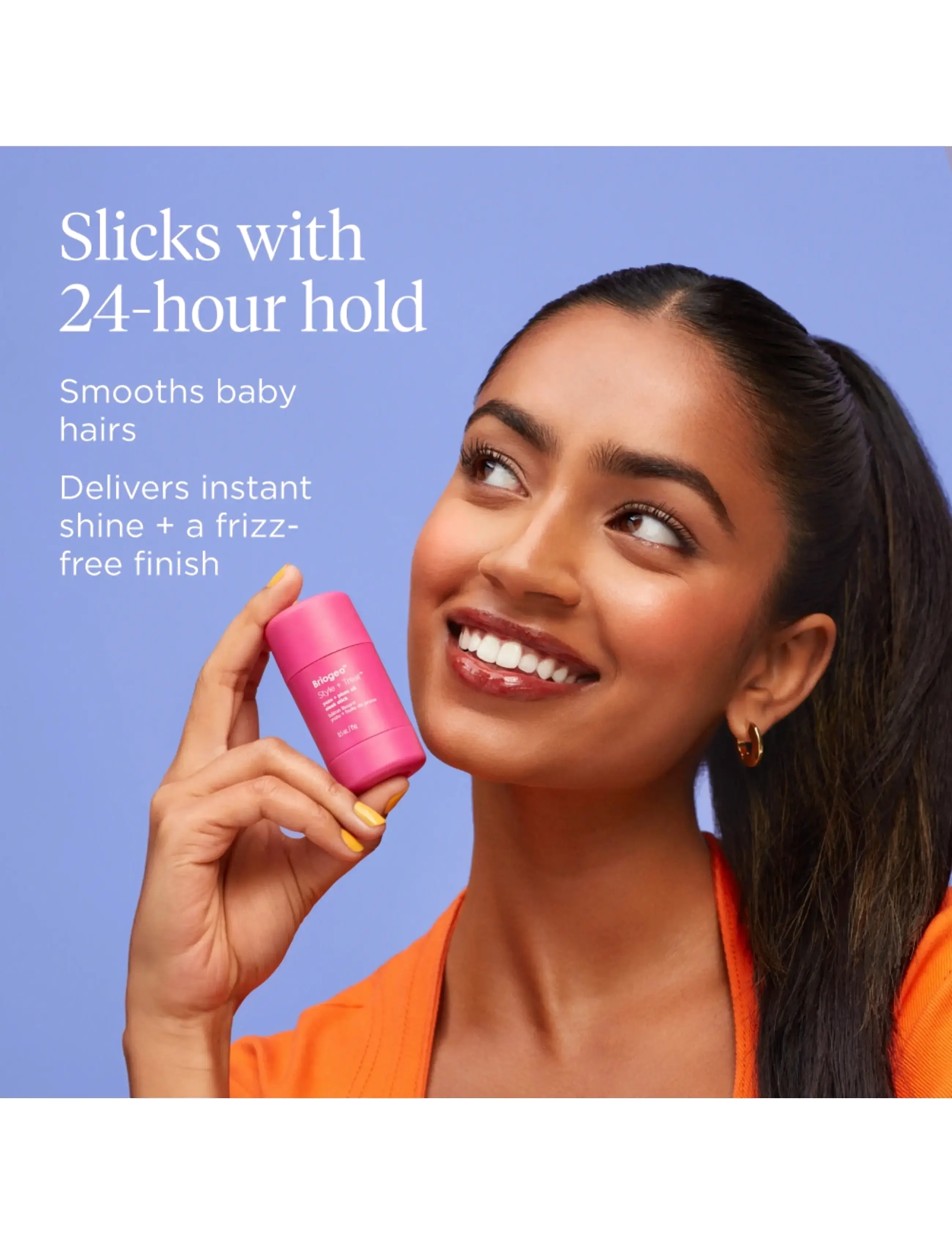 Briogeo - Briogeo Style + Treat™ Sleek Stick 15g - sommerens hårprodukter - no color - 3