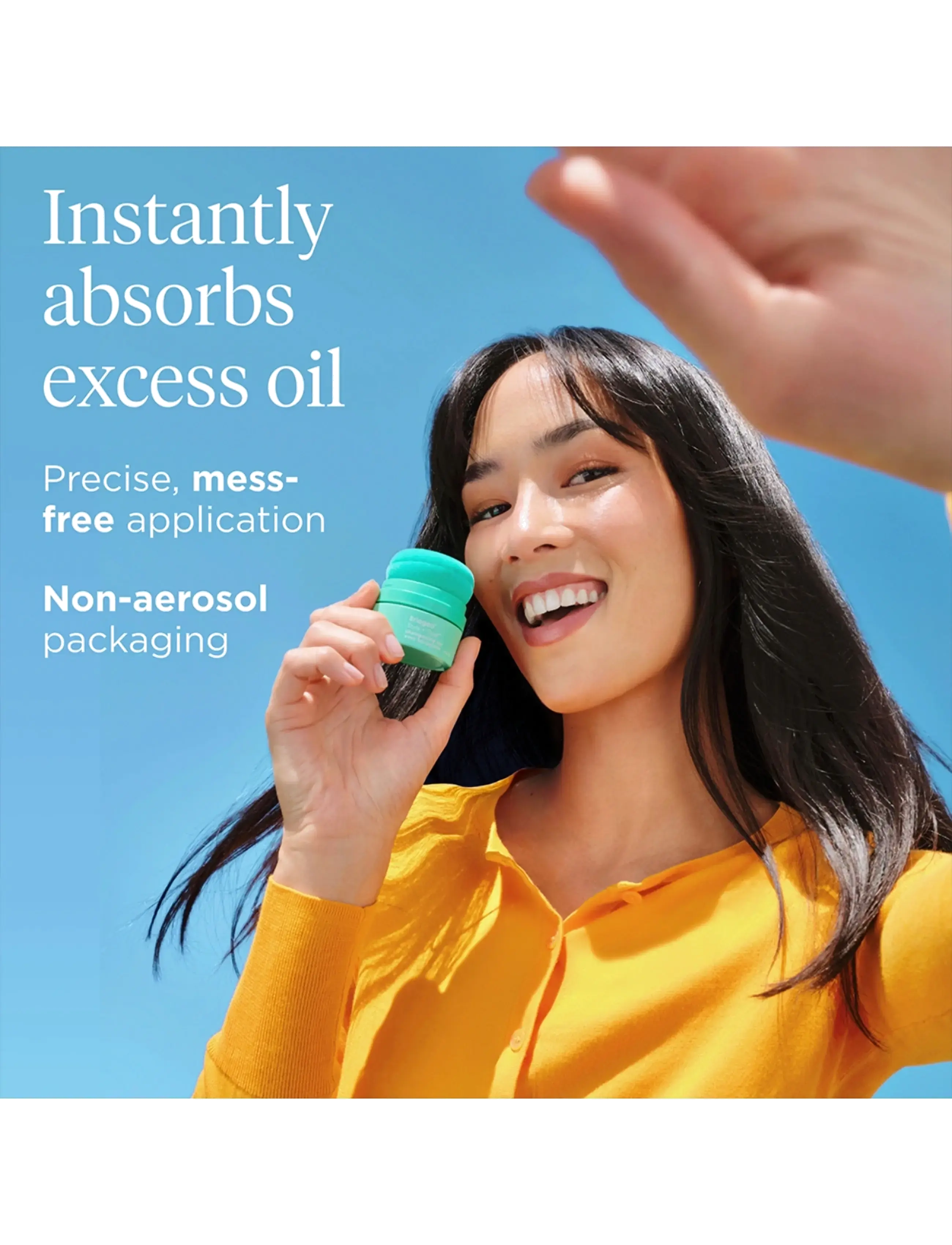 Briogeo - Briogeo Style + Treat™ Dry Shampoo Puff - sommarens hårprodukter - tinted - 1