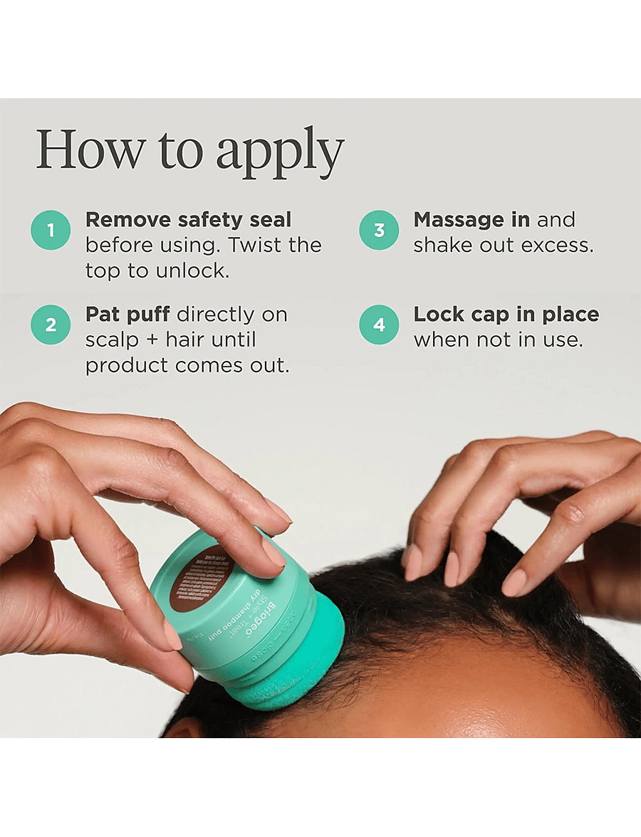 Briogeo - Briogeo Style + Treat™ Dry Shampoo Puff - sommarens hårprodukter - tinted - 2