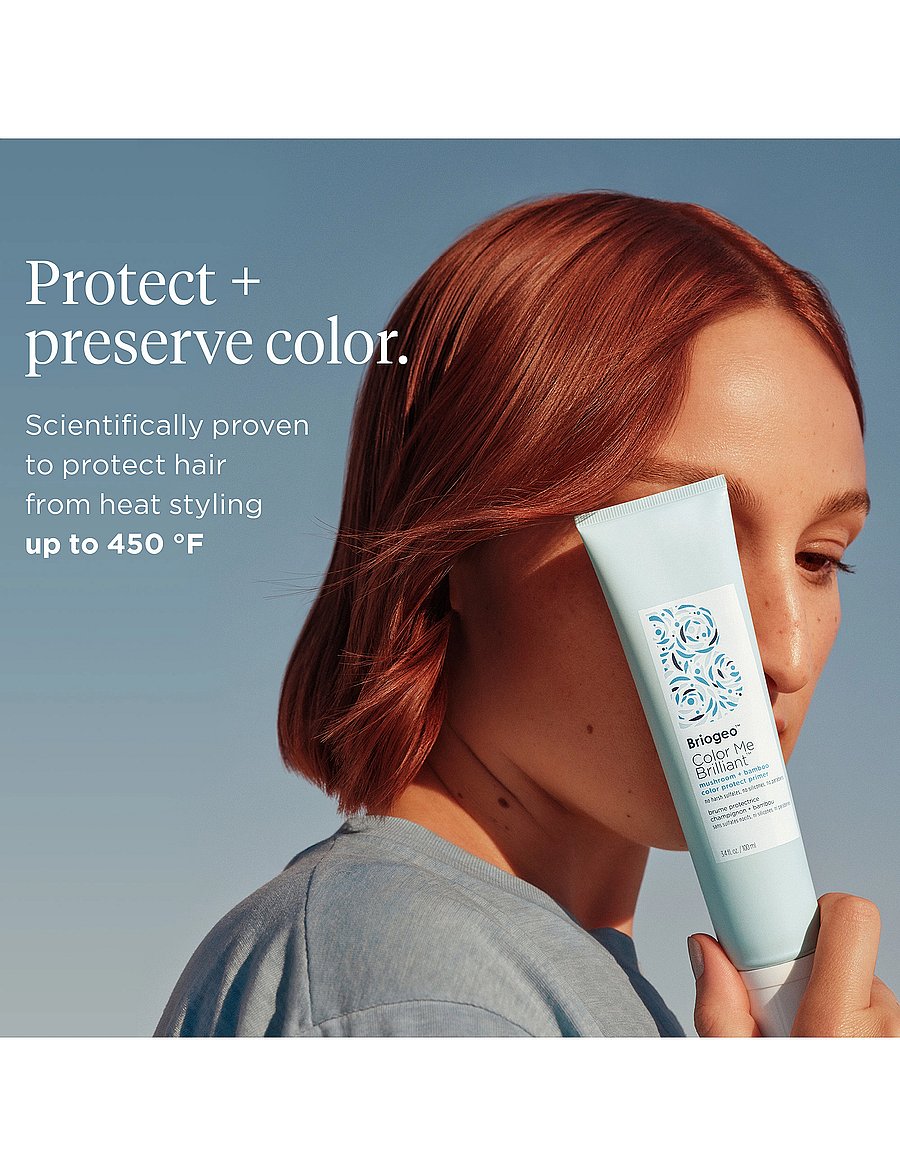 Briogeo - Briogeo Color Me Brilliant™ Mushroom + Bamboo Color Protect Primer 100ml - litameðferðir - clear - 0